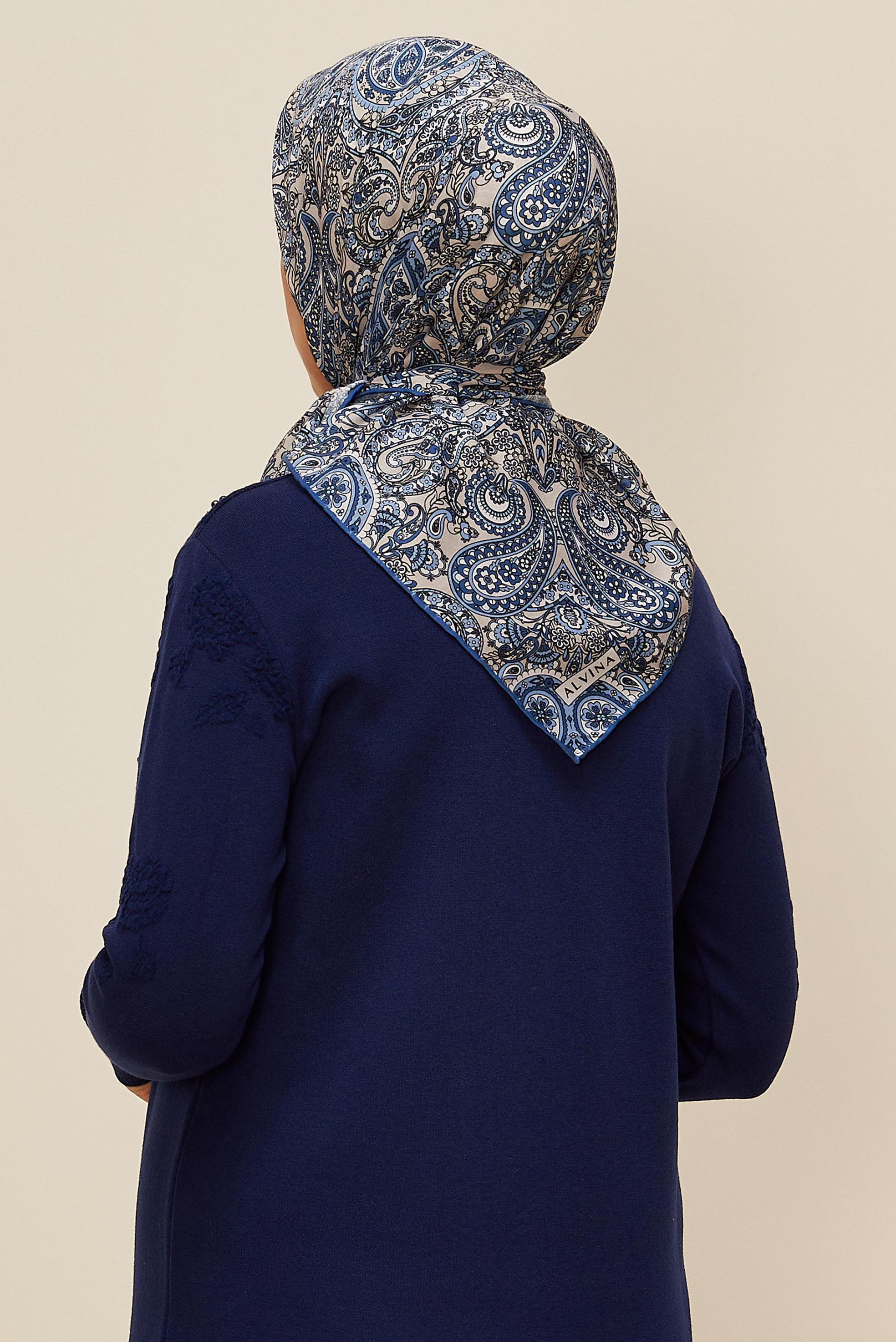 Vêtements hijab BLEU MARINE ÉCHARPE ALVINA SOFT 10880