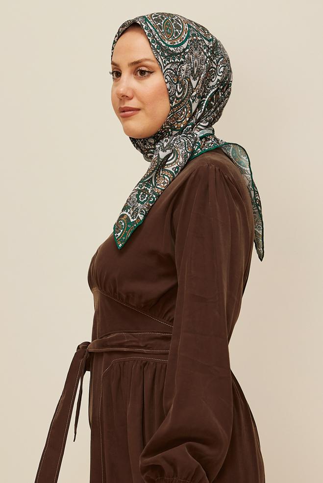 Vêtements hijab VERT ÉCHARPE ALVINA SOFT 10880 - ALVİNA
