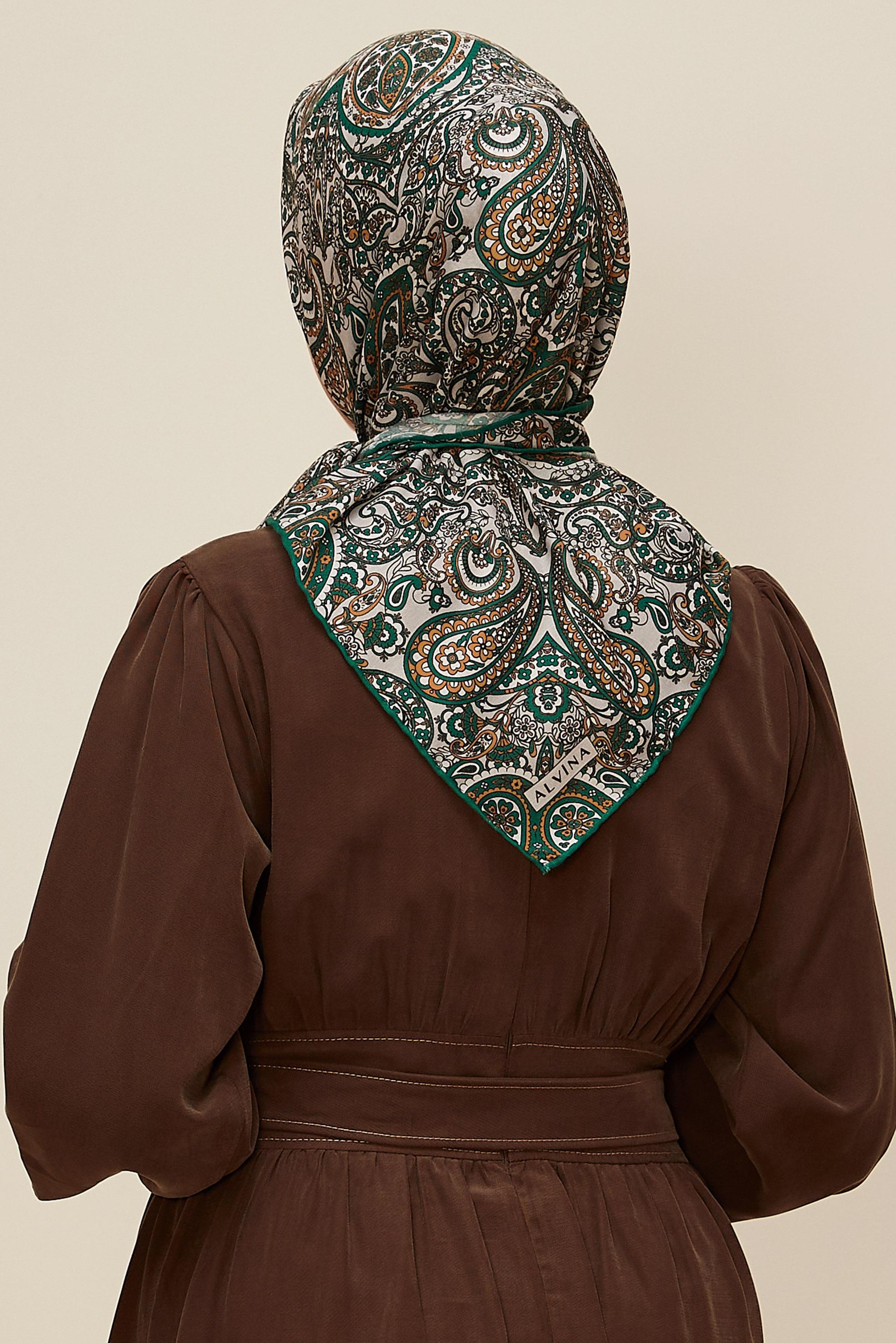 Vêtements hijab VERT ÉCHARPE ALVINA SOFT 10880