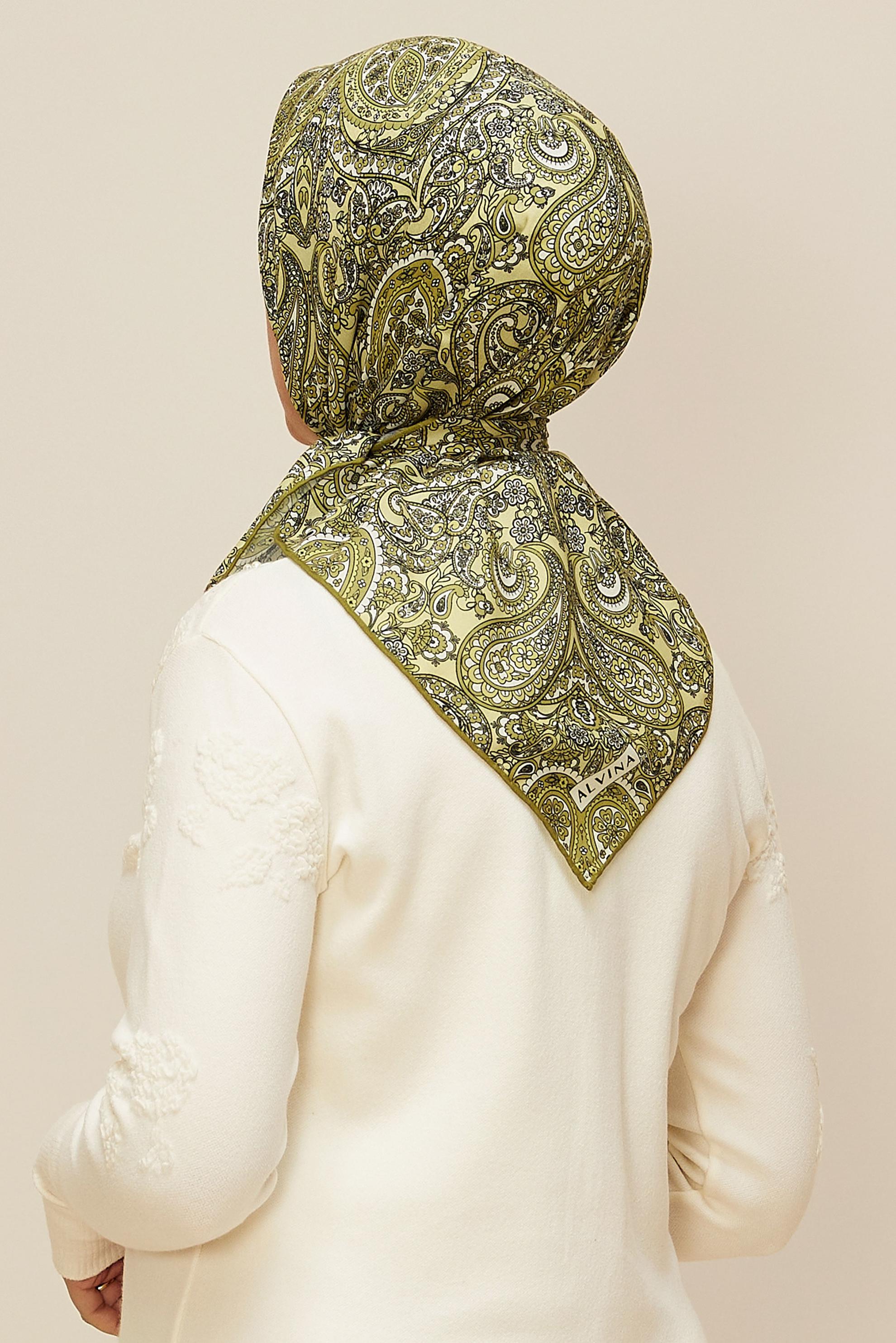 Vêtements hijab VERT ÉCHARPE ALVINA SOFT 10880