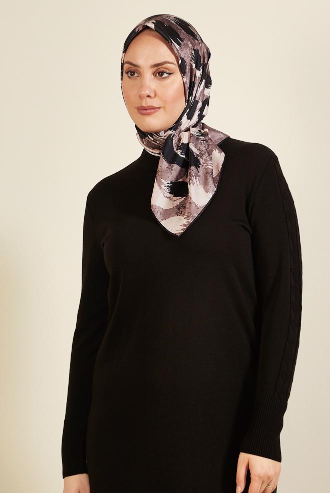 Tesettür giyim PUDRA 3857 ALVİNA REYON EŞARP(HNM) - ALVİNA