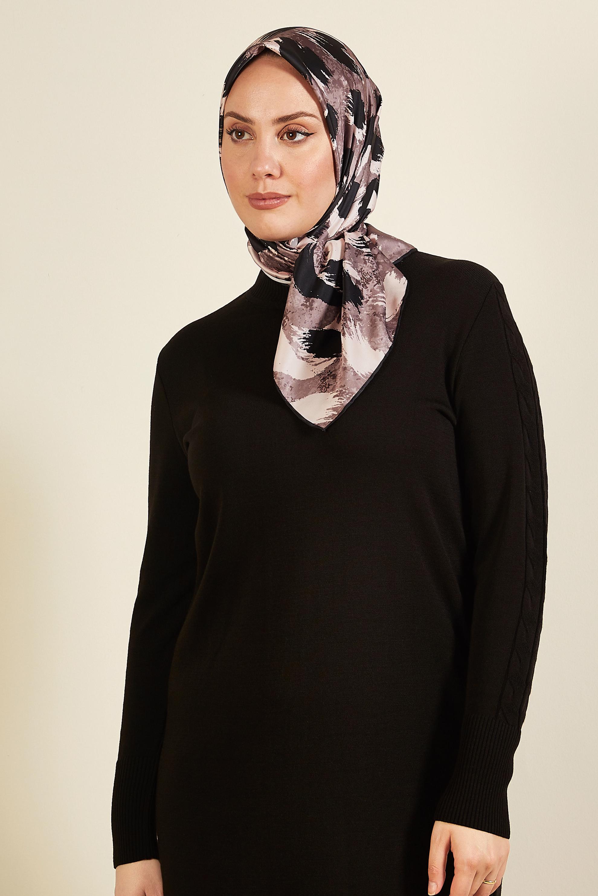 Tesettür giyim PUDRA 3857 ALVİNA REYON EŞARP(HNM)