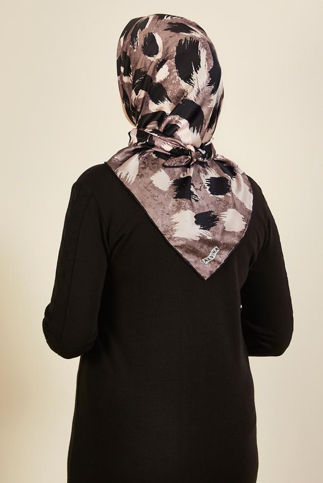 Tesettür giyim PUDRA 3857 ALVİNA REYON EŞARP(HNM) - ALVİNA