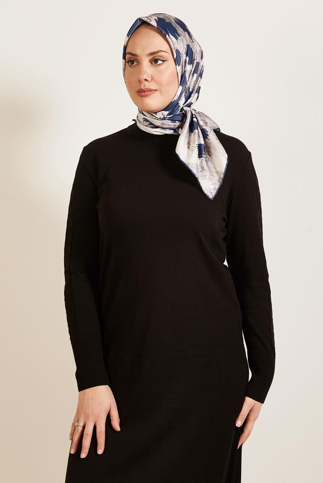 Tesettür giyim LACİVERT 3857 ALVİNA REYON EŞARP(HNM) - ALVİNA