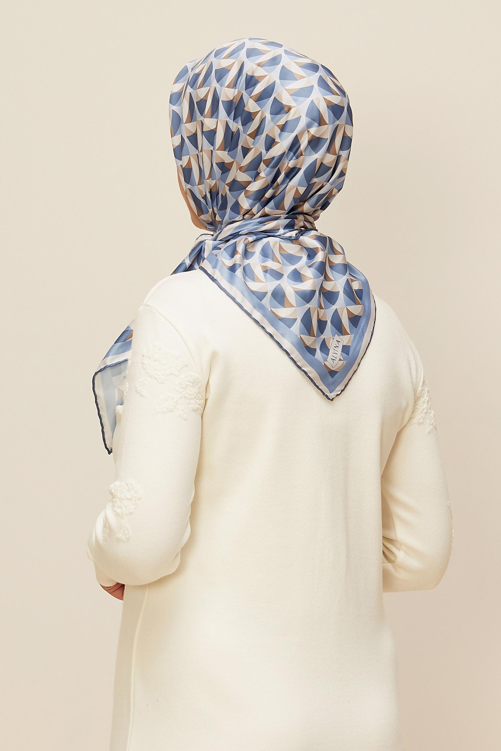 Vêtements hijab BLEU MARINE ALVINA ÉCHARPE 6797