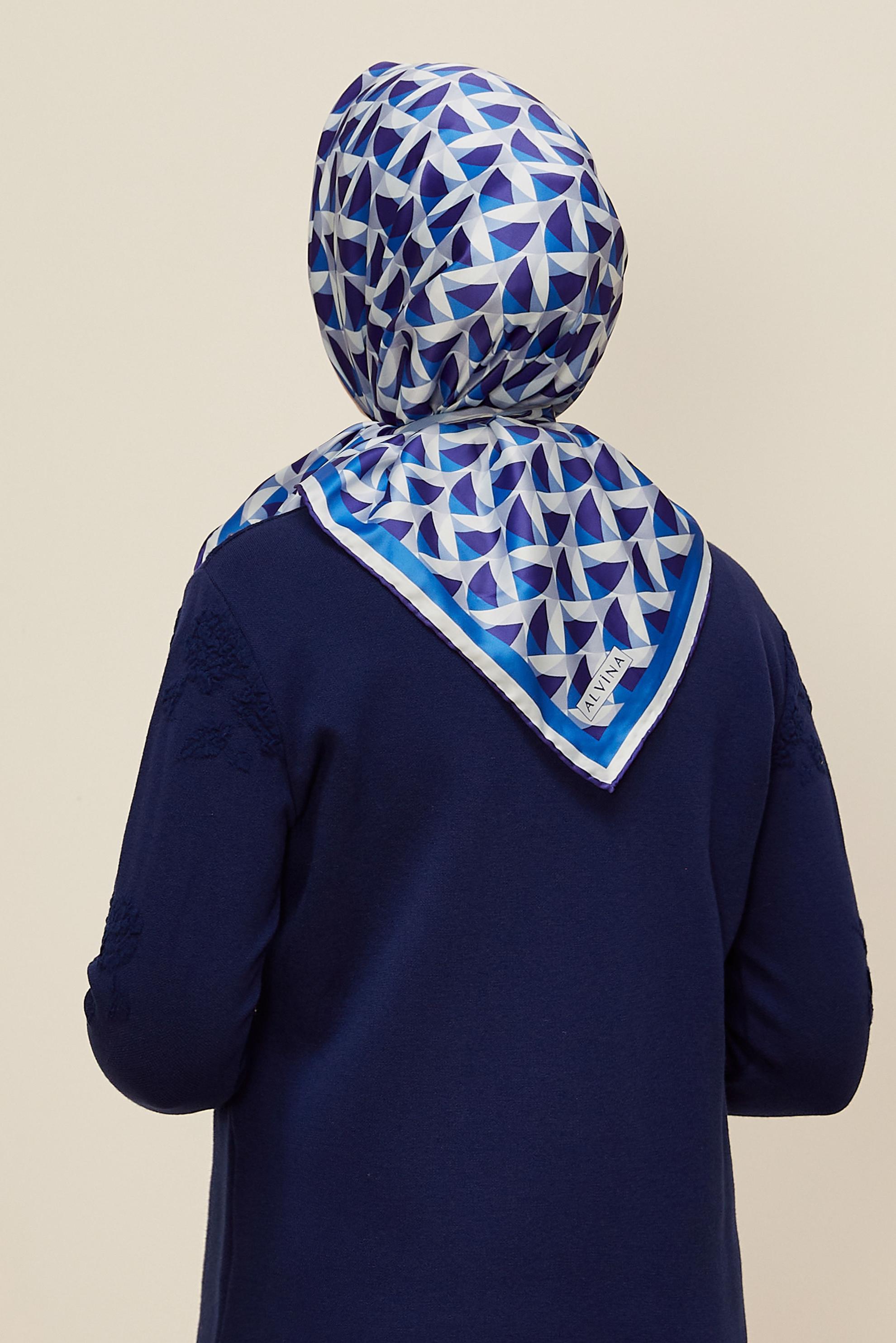 Vêtements hijab BLEU MARINE ALVINA ÉCHARPE 6797