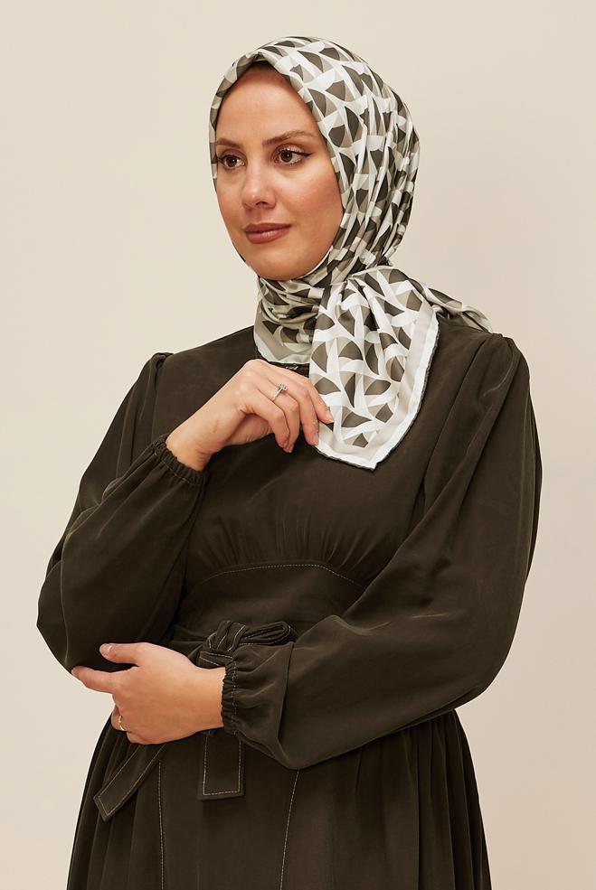 Tesettür giyim YEŞİL ALVİNA EŞARP 6797 - ALVİNA