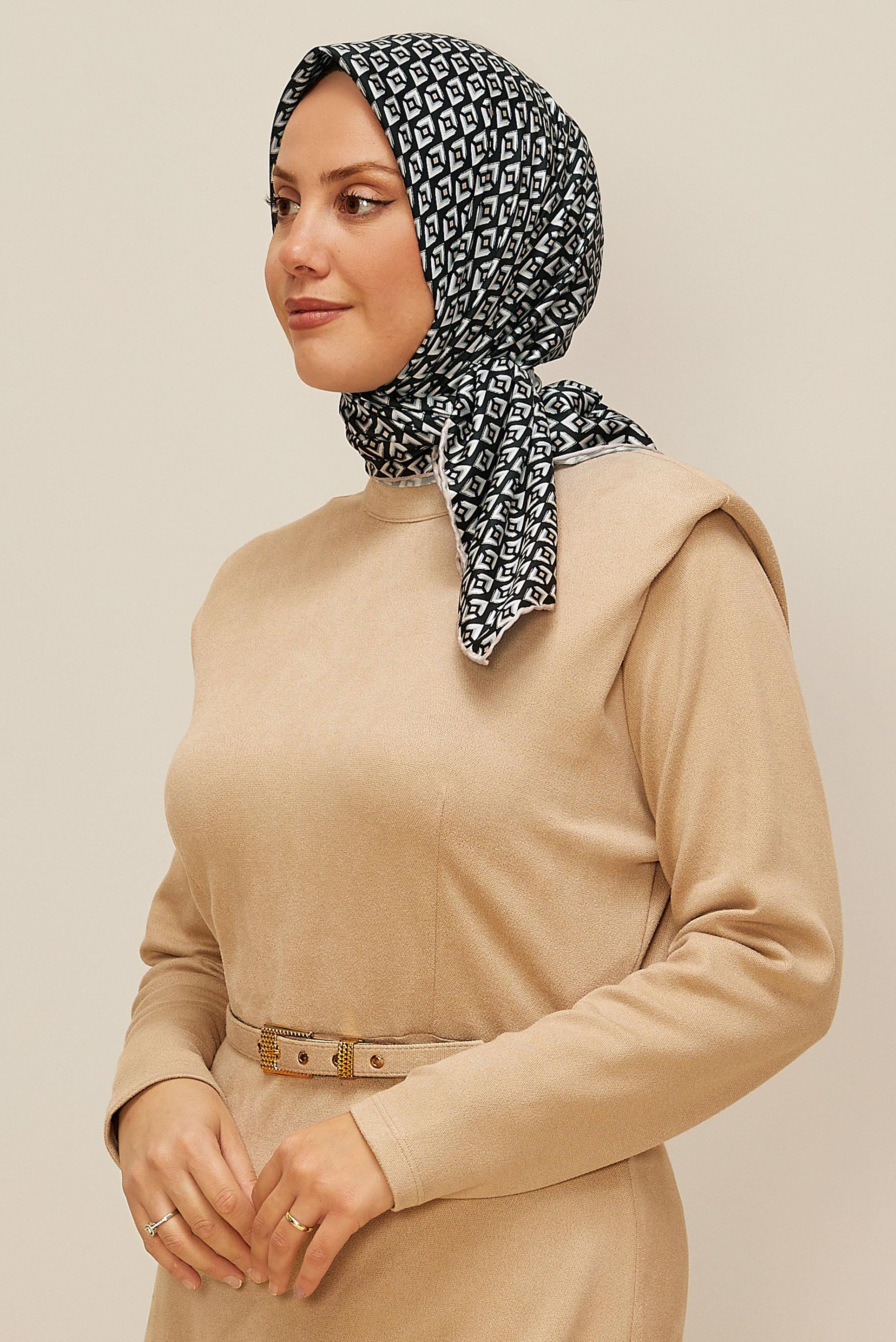 Hijab clothing BEIGE ALVINA TWILL SCARF 7782