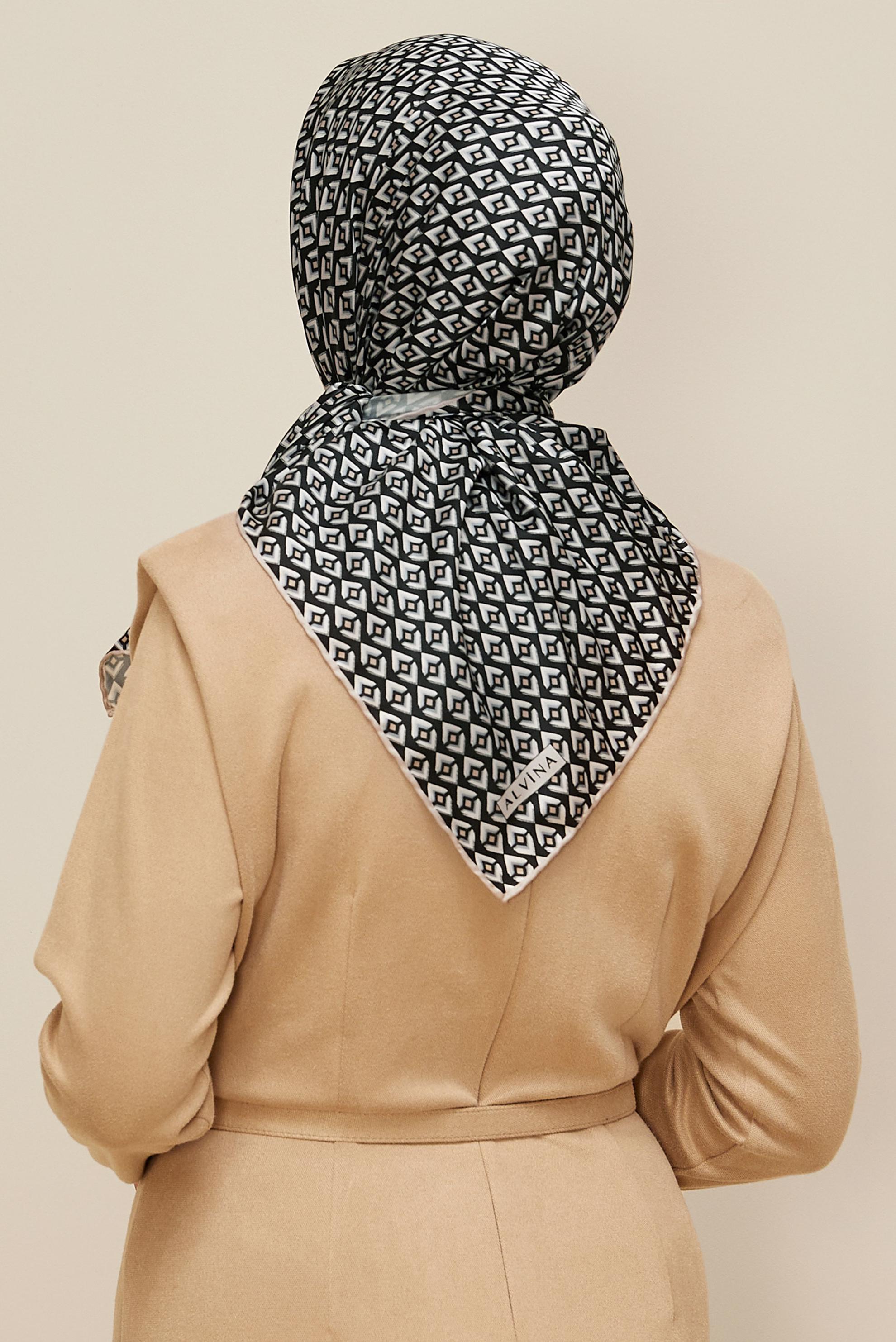 Hijab clothing BEIGE ALVINA TWILL SCARF 7782