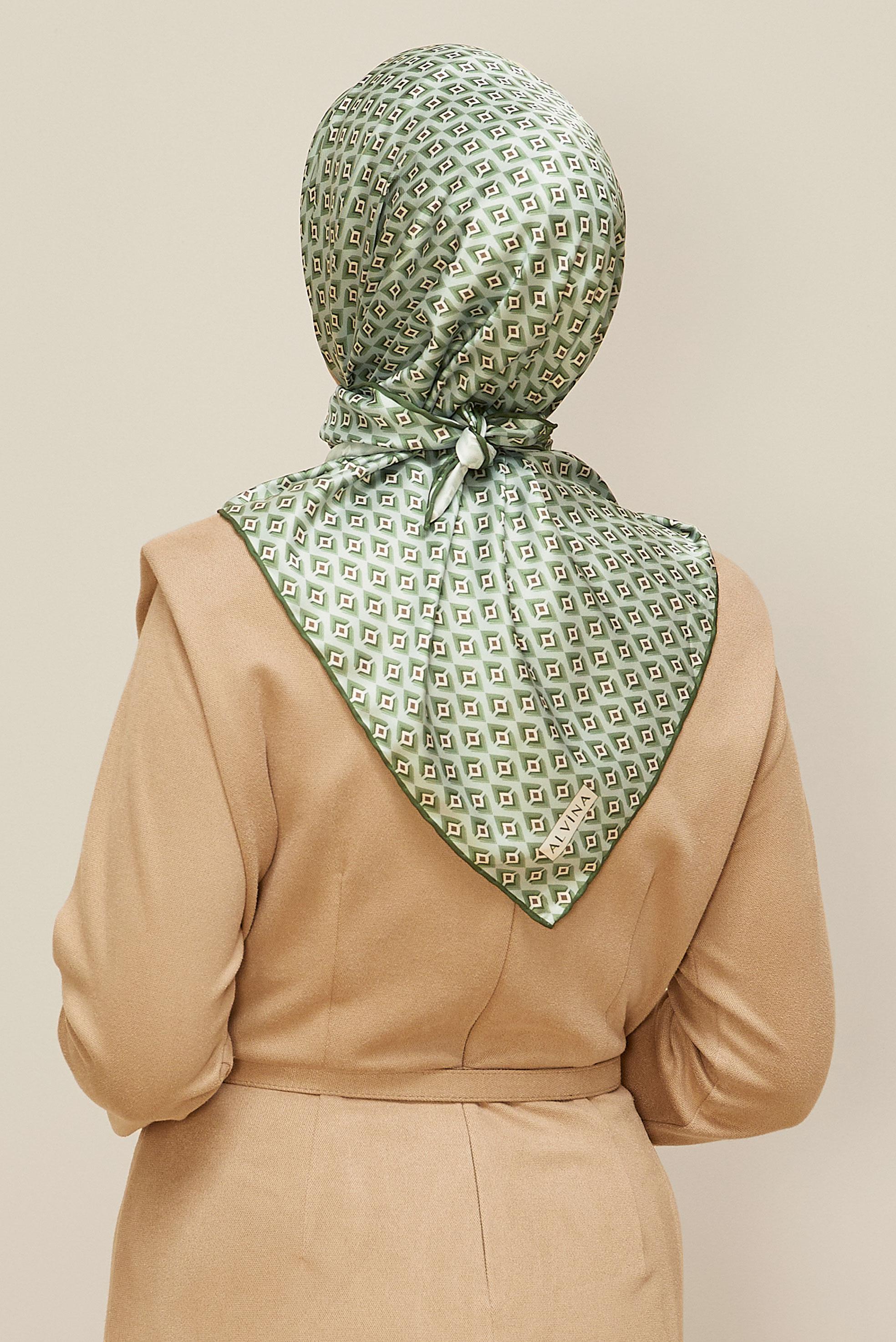 Hijab clothing KHAKI ALVINA TWILL SCARF 7782