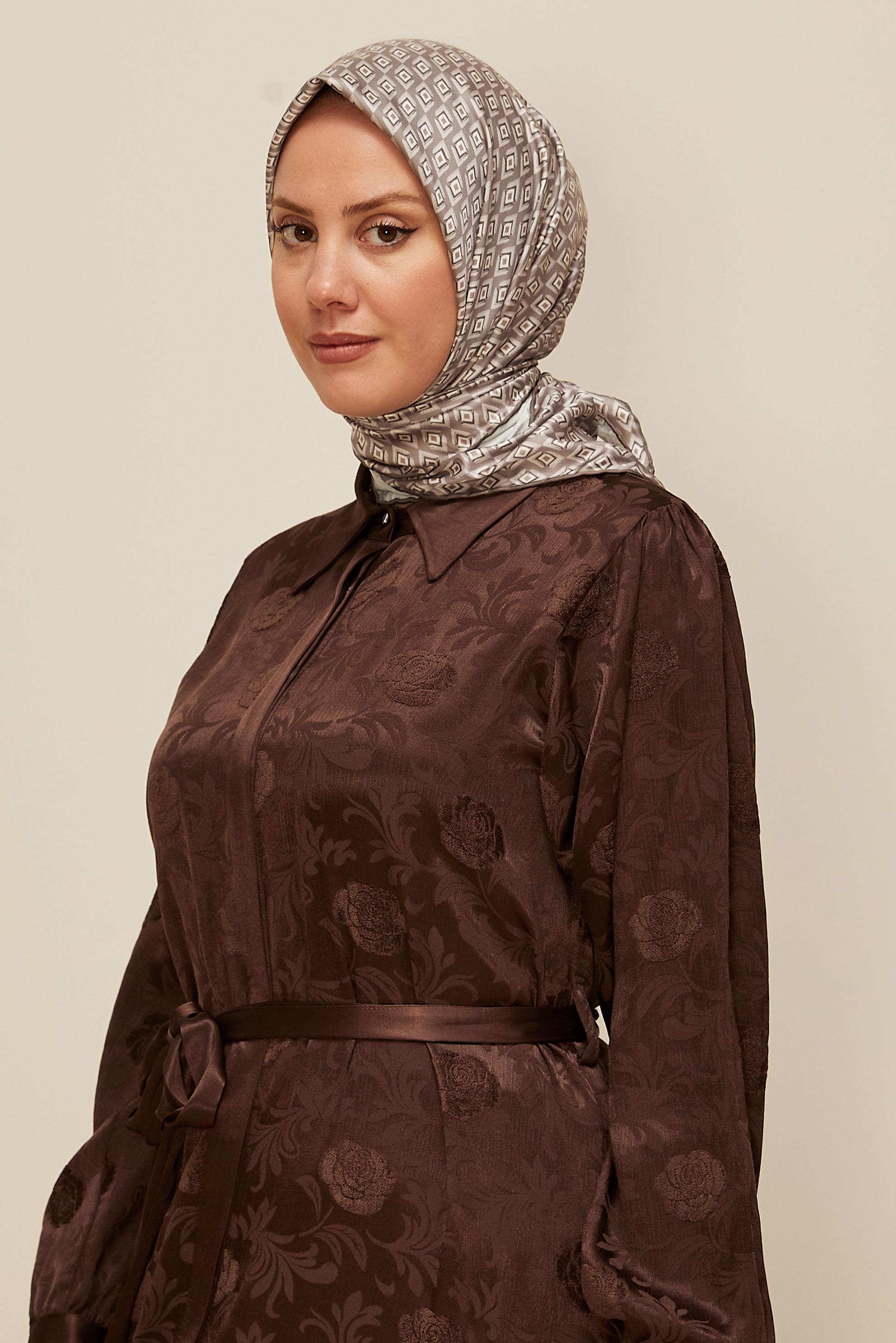Hijab clothing MINK ALVINA TWILL SCARF 7782
