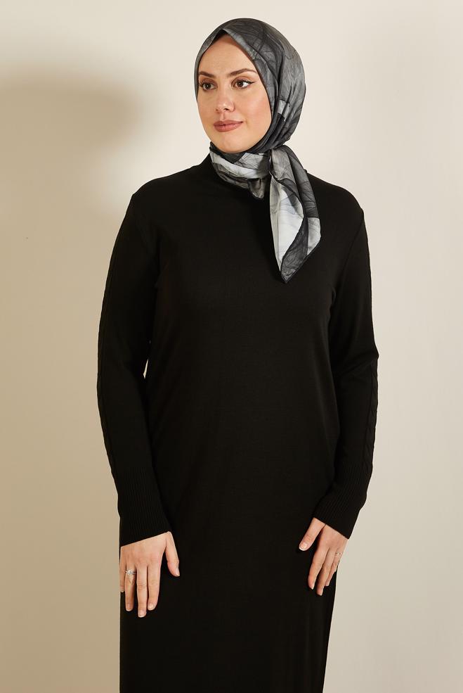 Vêtements hijab NOIR 8607 ALVİNA REYON EŞARP(PRM) - ALVİNA