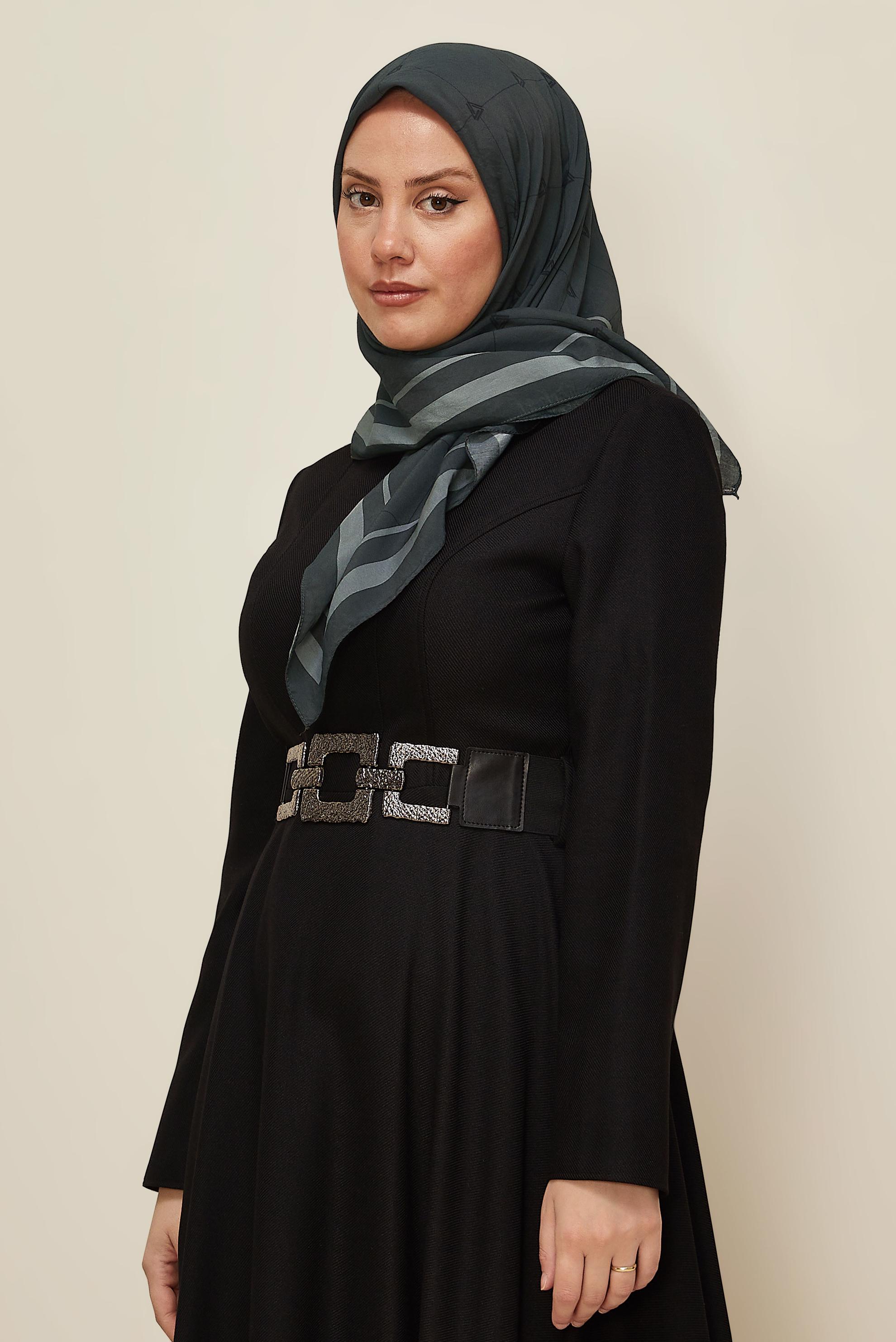 Vêtements hijab GRIS ÉCHARPE ALVINA EN VISCOSE 8609