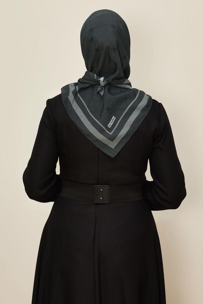 Vêtements hijab GRIS ÉCHARPE ALVINA EN VISCOSE 8609 - ALVİNA