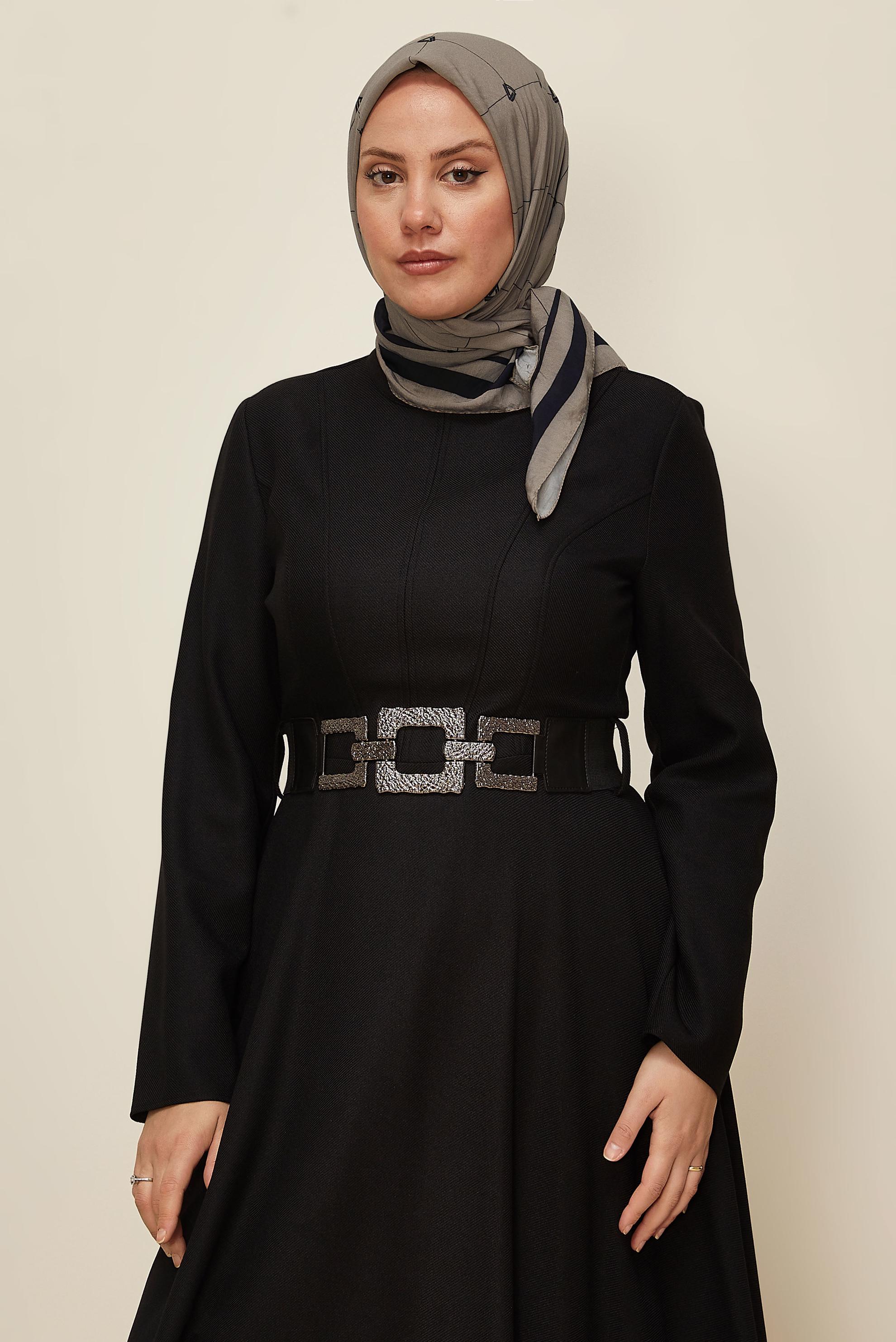 Vêtements hijab KAKI ÉCHARPE ALVINA EN VISCOSE 8609