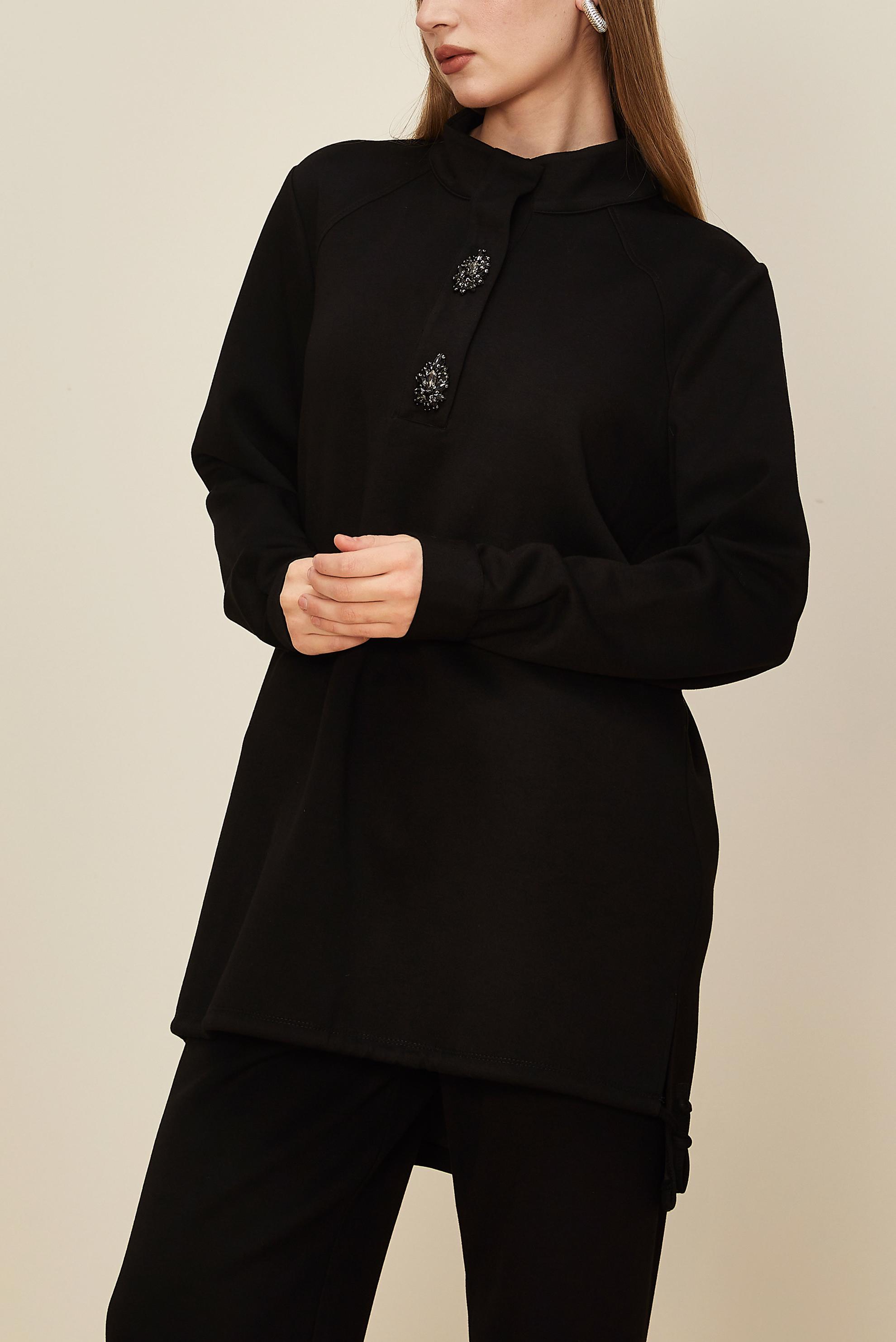 Hijab clothing BLACK 45205 CHAKRA 2&prime;Lİ PANT.EŞOF.40-48 TEK40