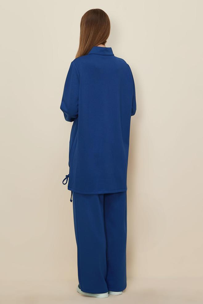 Tesettür giyim LACİVERT PANTOLONLU EŞOFMAN TAKIMI 45205 - ALVİNA