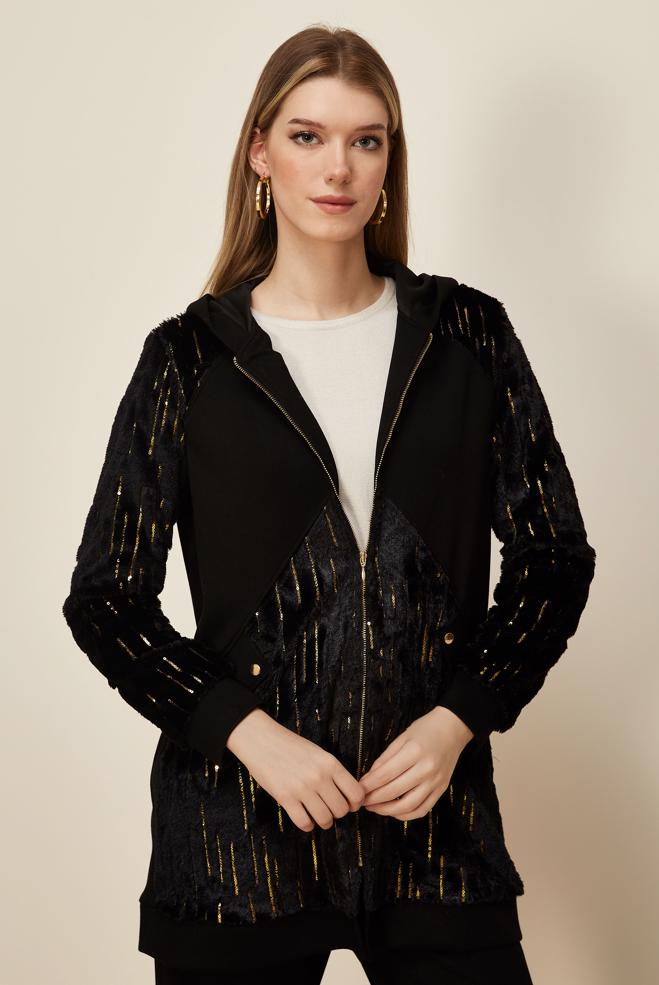 Tesettür giyim SİYAH 45263 OYSHO 2&prime;Lİ PANT.EŞOF.TK. 38-46 TEK 40 - ALVİNA