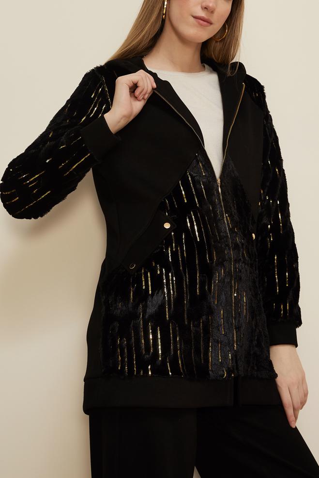 Tesettür giyim SİYAH 45263 OYSHO 2&prime;Lİ PANT.EŞOF.TK. 38-46 TEK 40 - ALVİNA