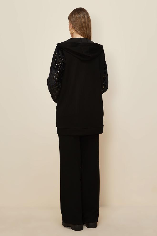 Tesettür giyim SİYAH 45263 OYSHO 2&prime;Lİ PANT.EŞOF.TK. 38-46 TEK 40 - ALVİNA