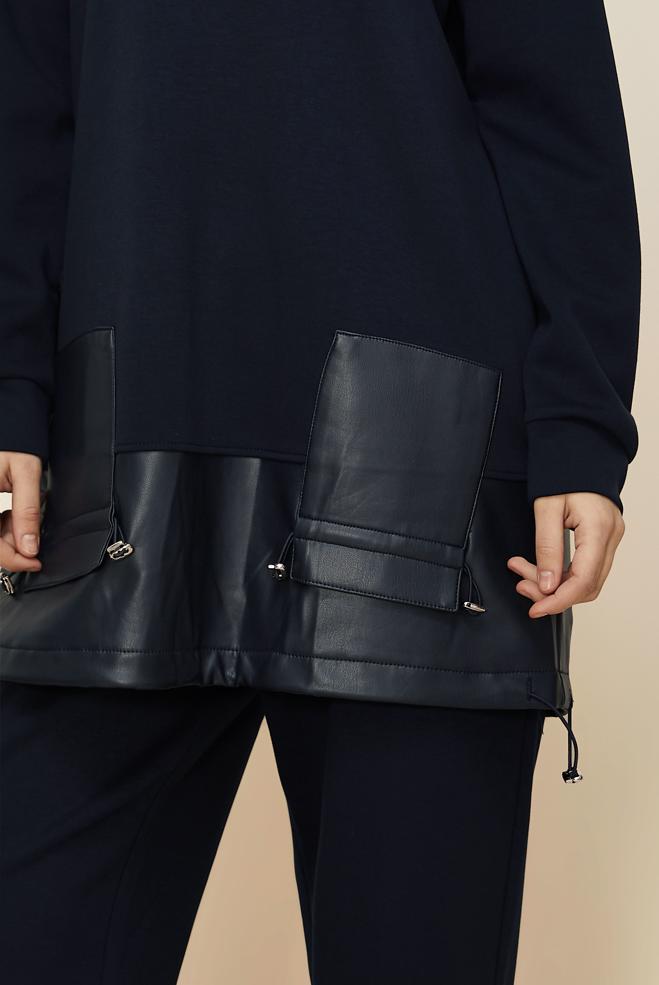 Hijab clothing NAVY BLUE 45288 8525 2 Lİ PANT.EŞOF.TK.38-44 TEK 40 - ALVİNA