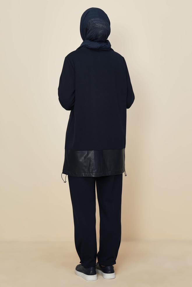 Hijab clothing NAVY BLUE 45288 8525 2 Lİ PANT.EŞOF.TK.38-44 TEK 40 - ALVİNA