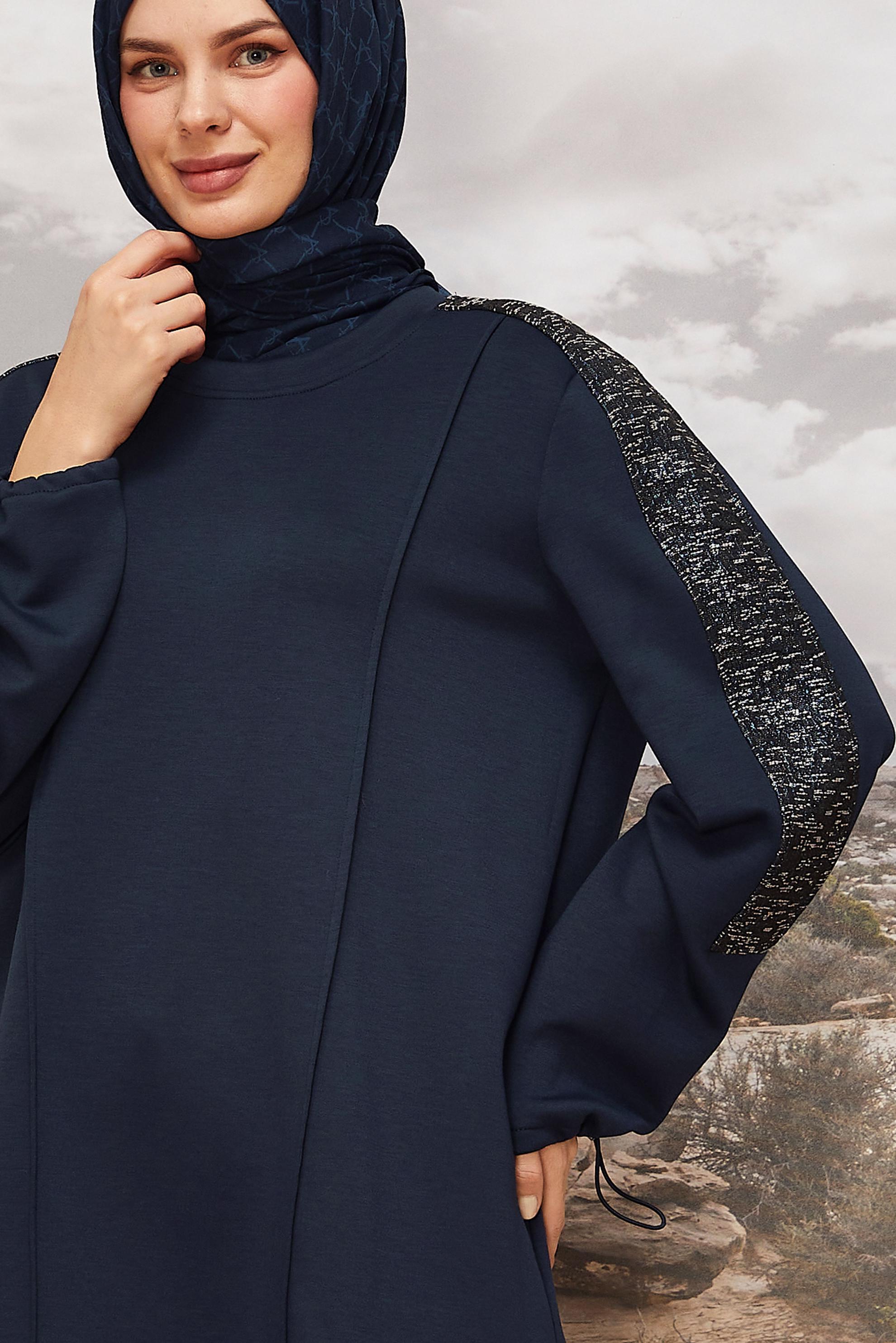 Tesettür giyim LACİVERT 45913 CHAKRA 2&prime;Lİ PANT.EŞOF.TK.40-48 TEK 38