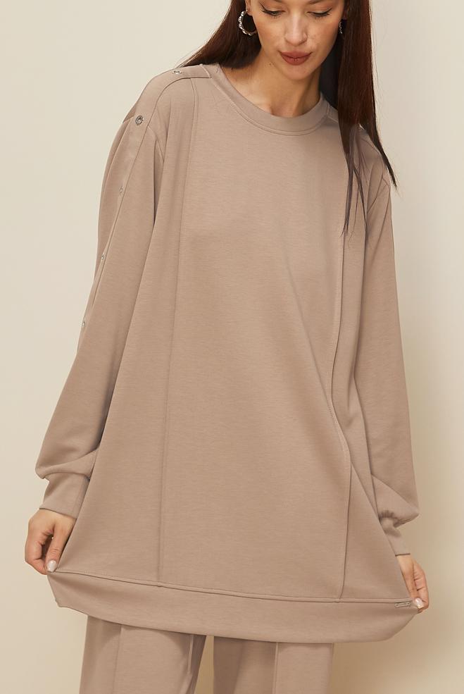 Tesettür giyim BEJ 45915 AZEL 2 Lİ PANT.EŞOF.38-46 TEK 40 - ALVİNA