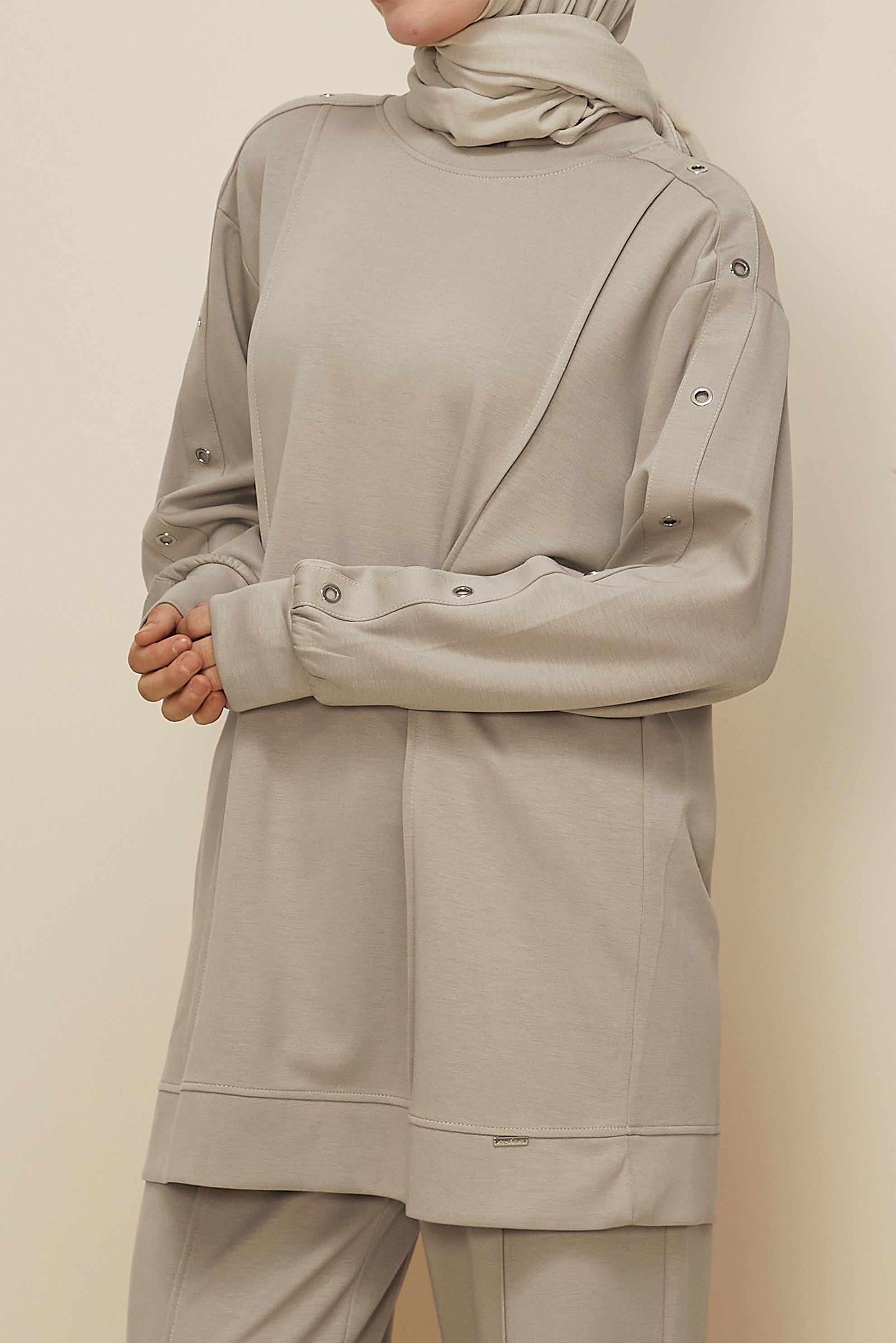 Tesettür giyim KUM 45915 AZEL 2 Lİ PANT.EŞOF.38-46 TEK 40