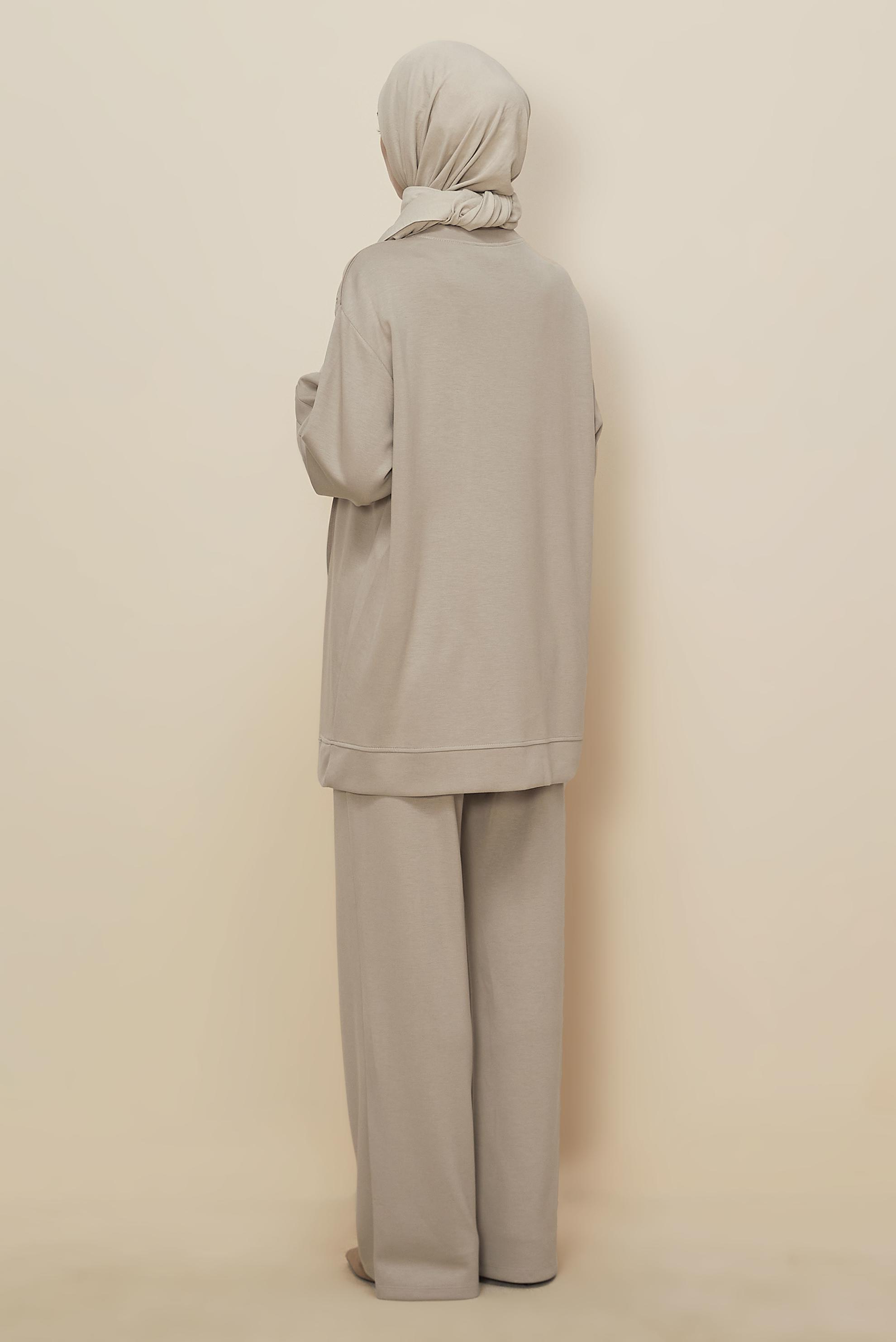 Tesettür giyim KUM 45915 AZEL 2 Lİ PANT.EŞOF.38-46 TEK 40