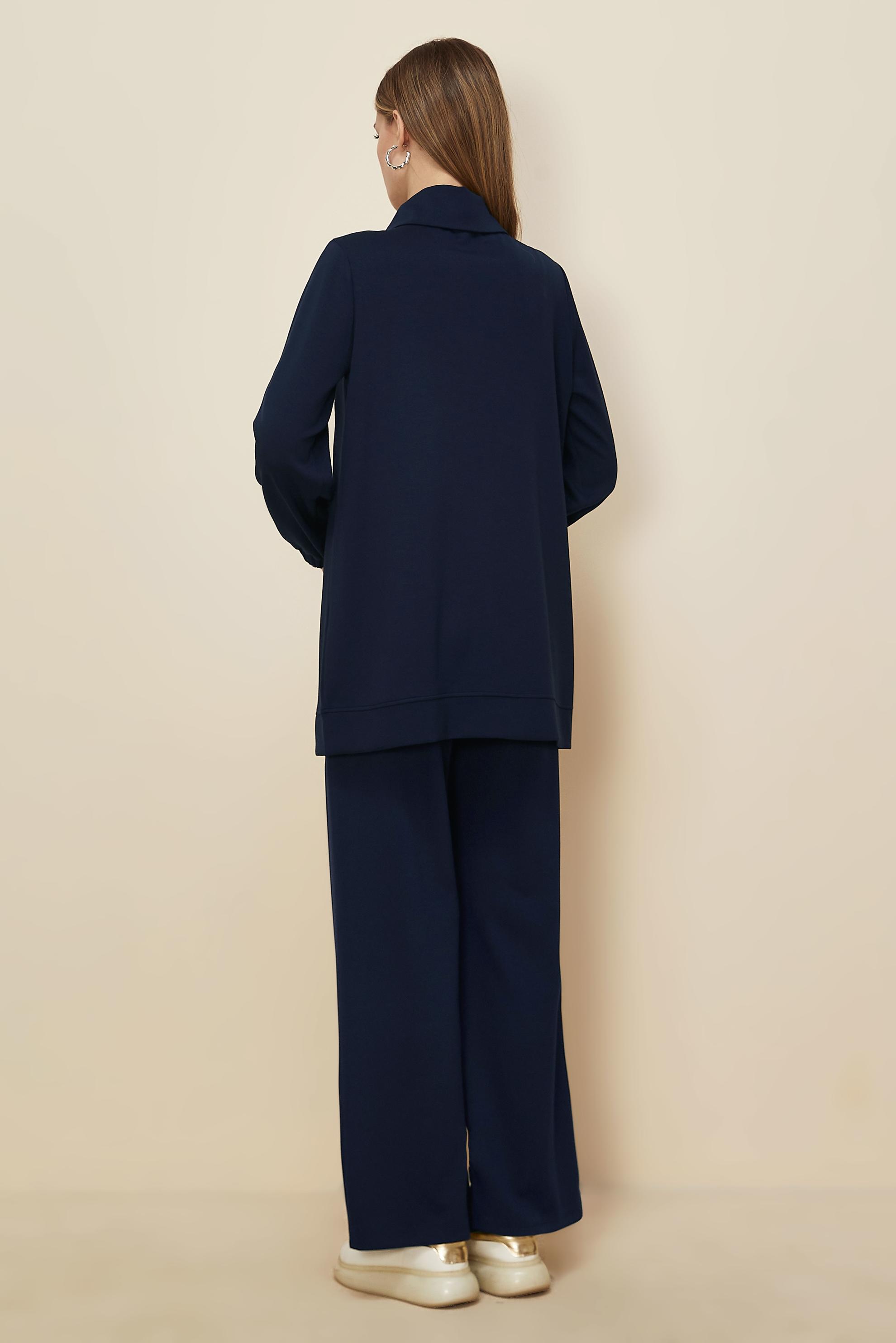 Tesettür giyim LACİVERT ÇITÇITLI EŞOFMAN TAKIMI 45919