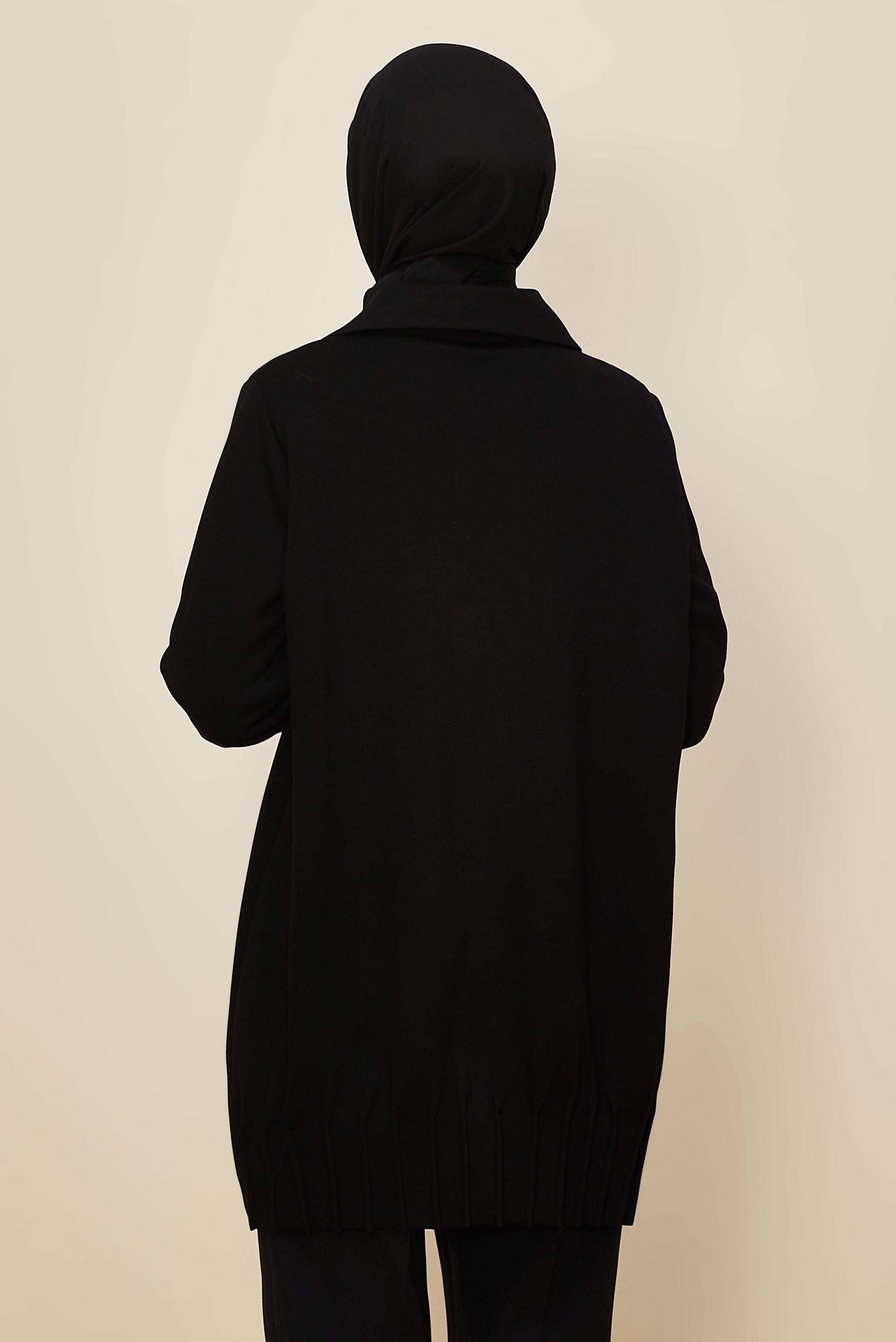 Hijab clothing BLACK TRACKSUIT TUNIC 45957