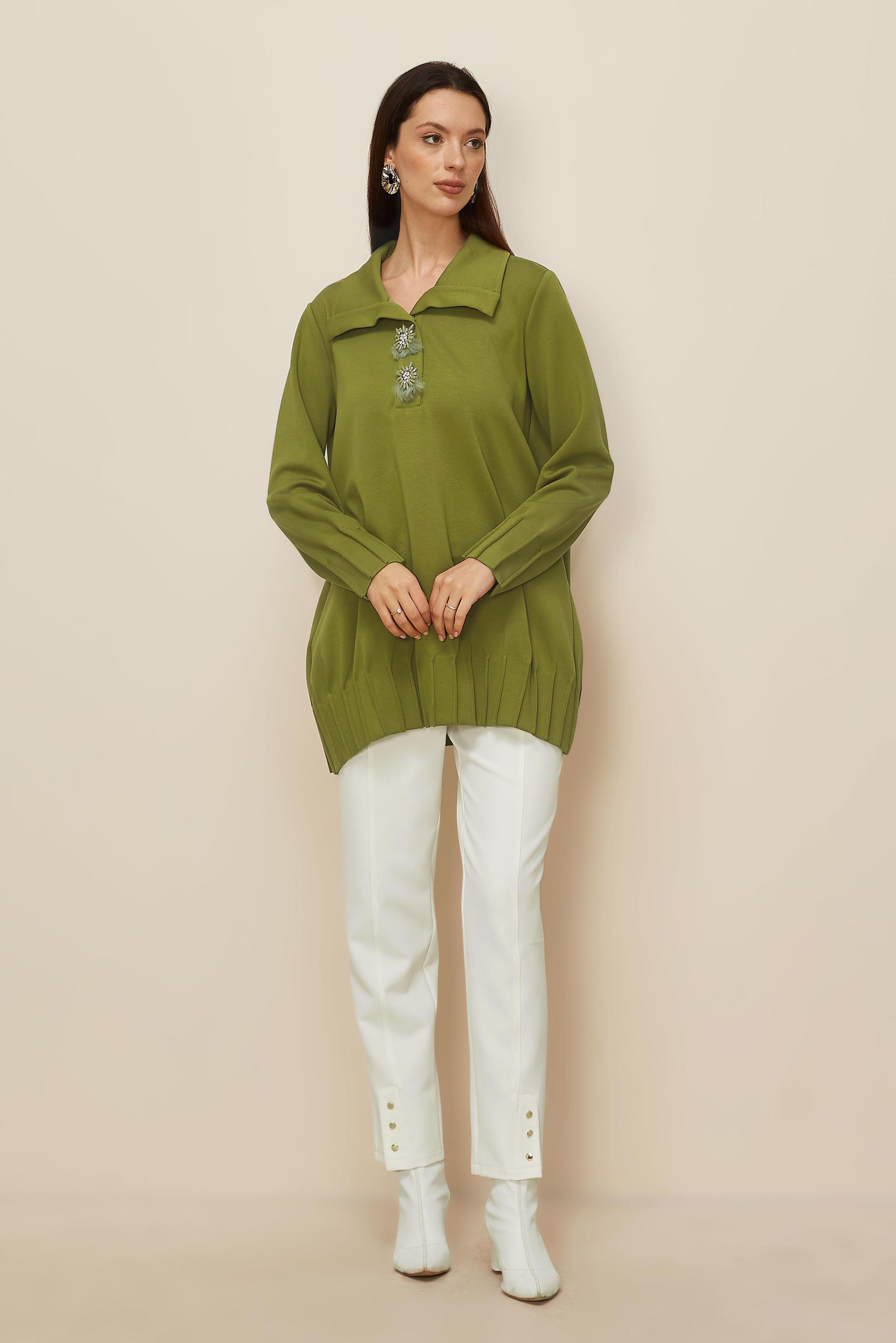 Hijab clothing GREEN TRACKSUIT TUNIC 45957