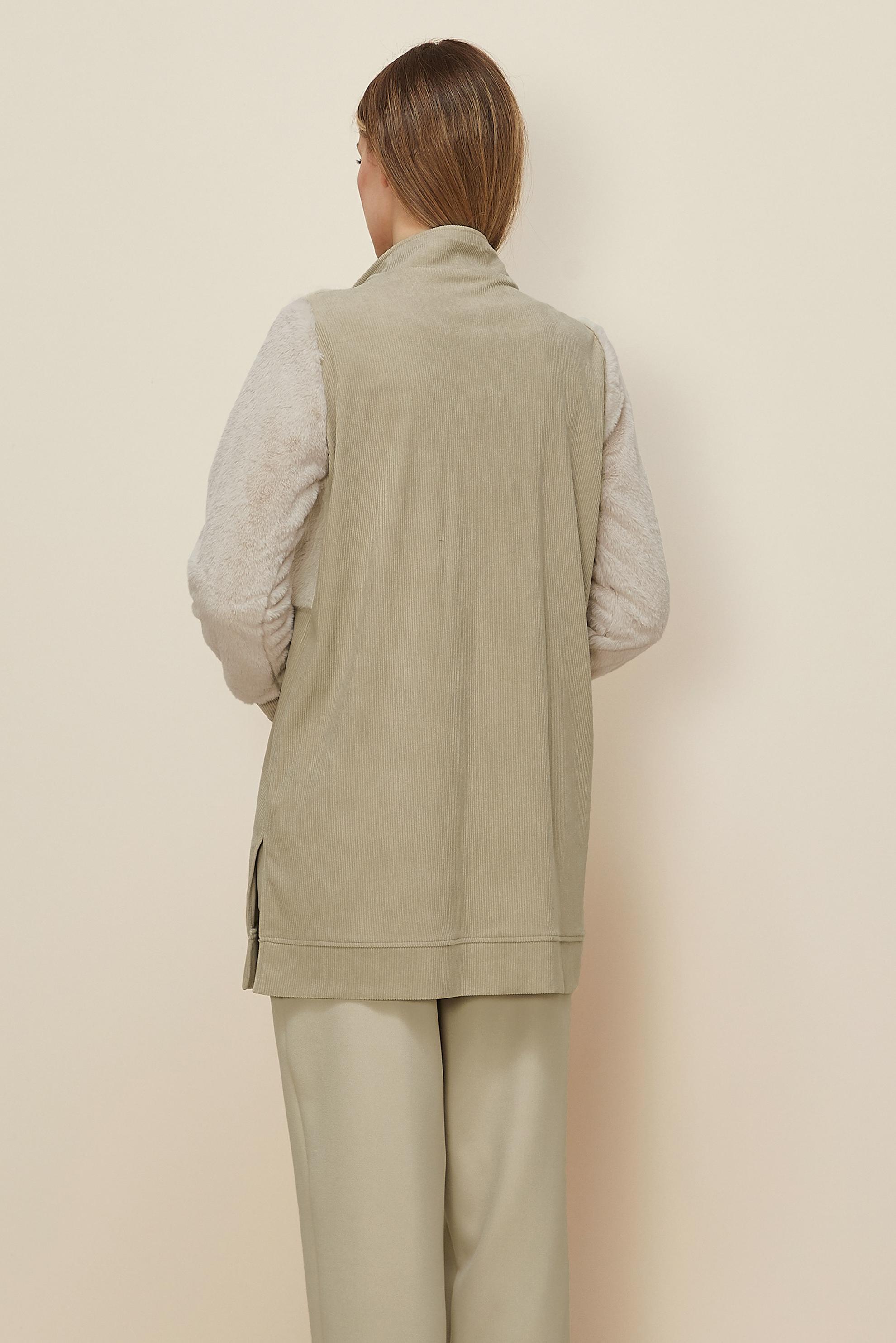 Hijab clothing BEIGE 45961 8693 EŞOFMAN TUNİK 38-44 TEK40