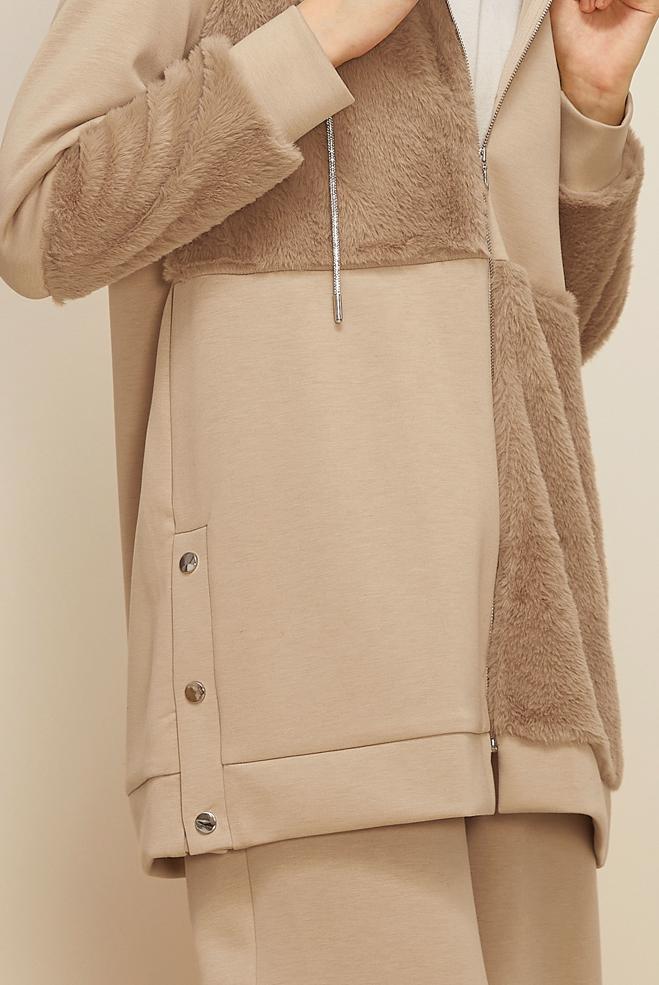 Hijab clothing BEIGE 45966 OYSHO 2&prime;Lİ PANT.EŞOF.TK.38-46 - ALVİNA