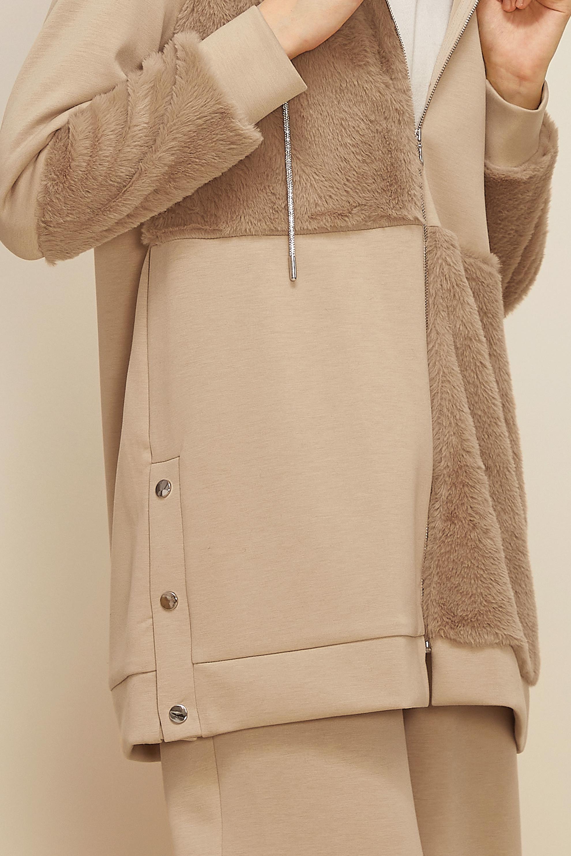 Hijab clothing BEIGE HOODED TRACKSUIT SET 45966