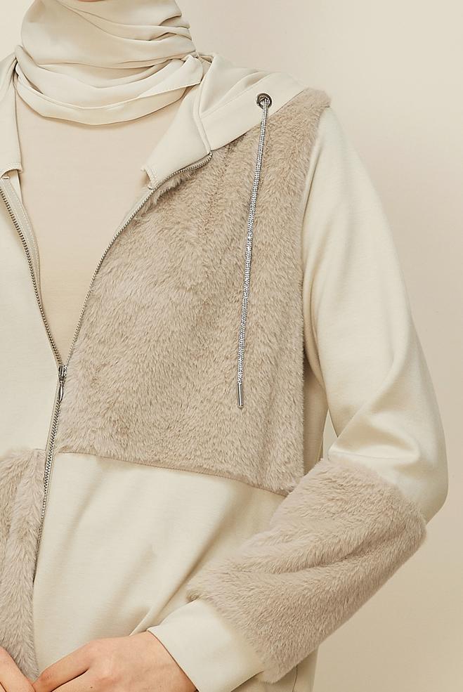 Hijab clothing BEIGE 45966 OYSHO 2&prime;Lİ PANT.EŞOF.TK.38-46 - ALVİNA