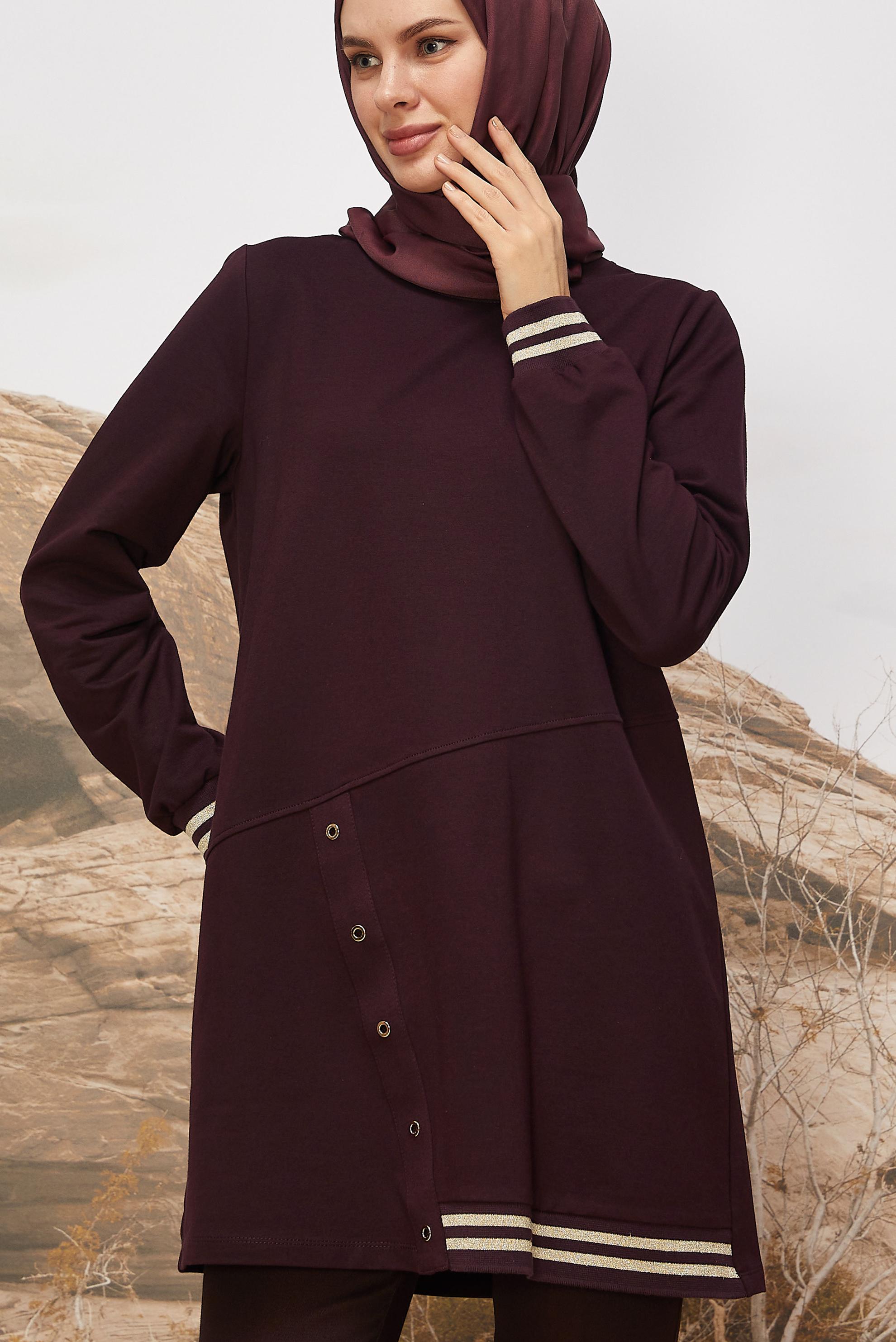 Hijab clothing DAMSON COTTON TRACKSUIT TUNIC 45979
