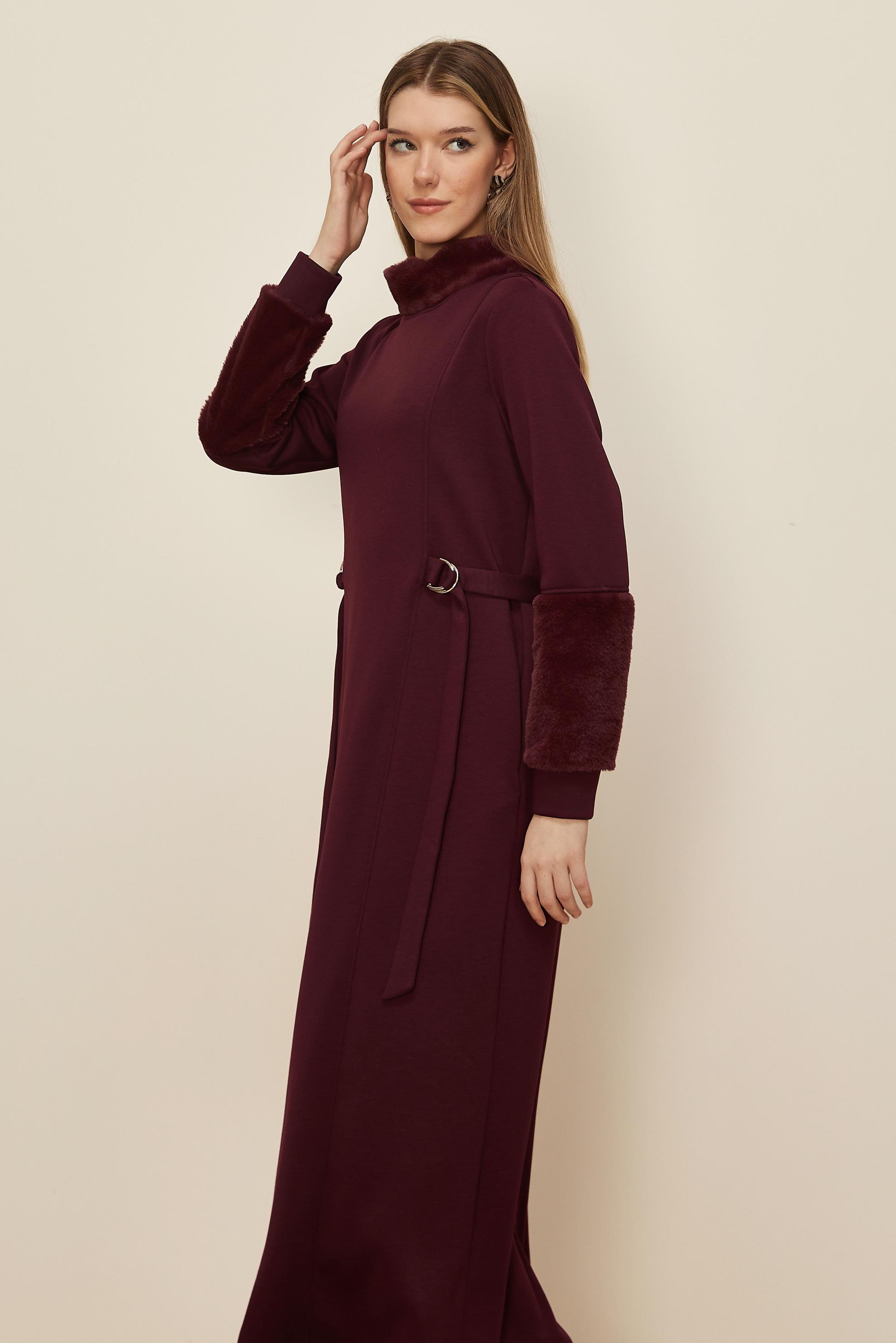 Vêtements hijab ROUGE BORDEAUX ROBE DE SURVÊTEMENT 45994