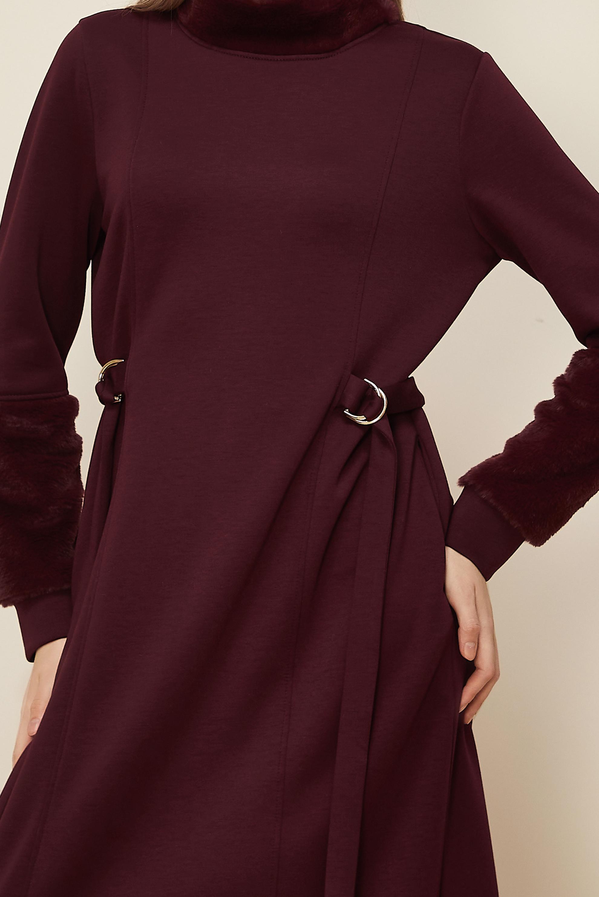 Vêtements hijab ROUGE BORDEAUX ROBE DE SURVÊTEMENT 45994