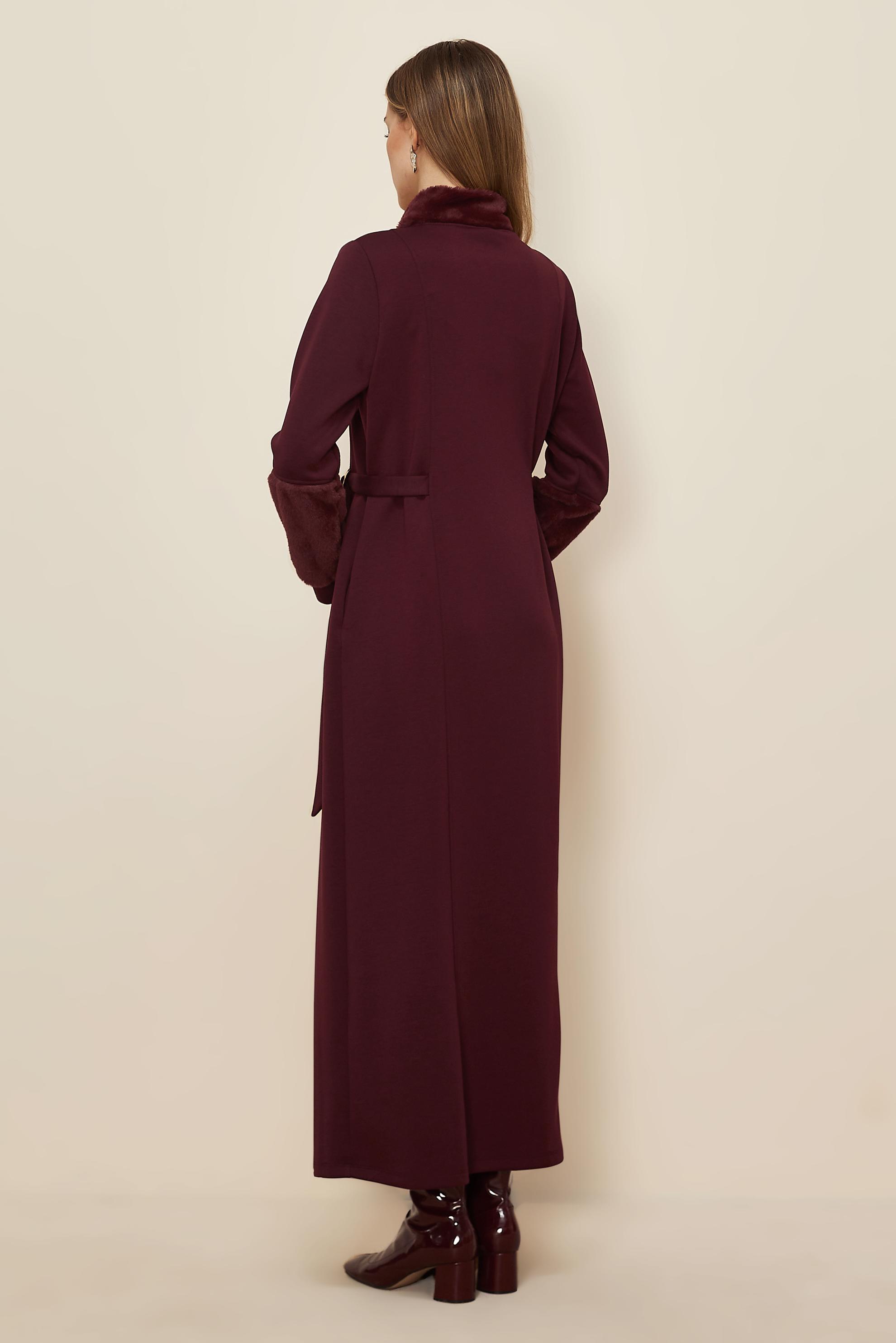 Vêtements hijab ROUGE BORDEAUX ROBE DE SURVÊTEMENT 45994