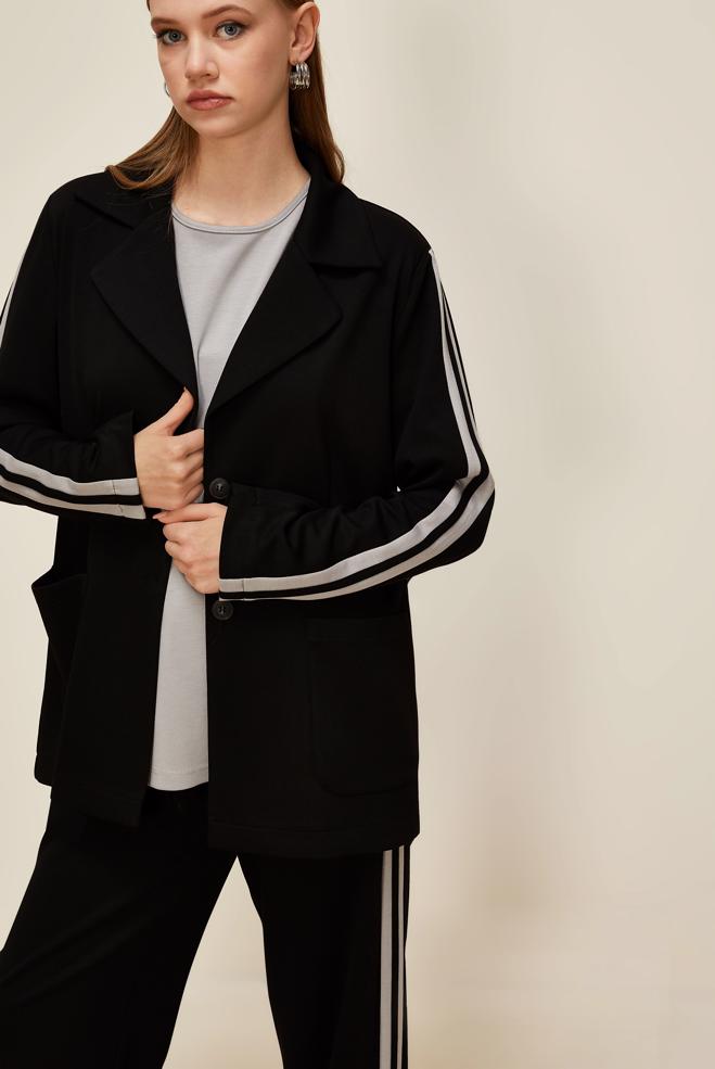 Tesettür giyim SİYAH 45998 AZEL 3′LÜ PANT.EŞOF.TK. 38-46 TEK40 - ALVİNA