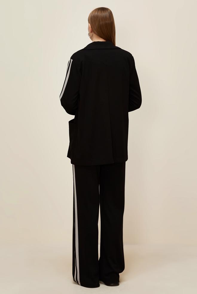 Tesettür giyim SİYAH 45998 AZEL 3′LÜ PANT.EŞOF.TK. 38-46 TEK40 - ALVİNA