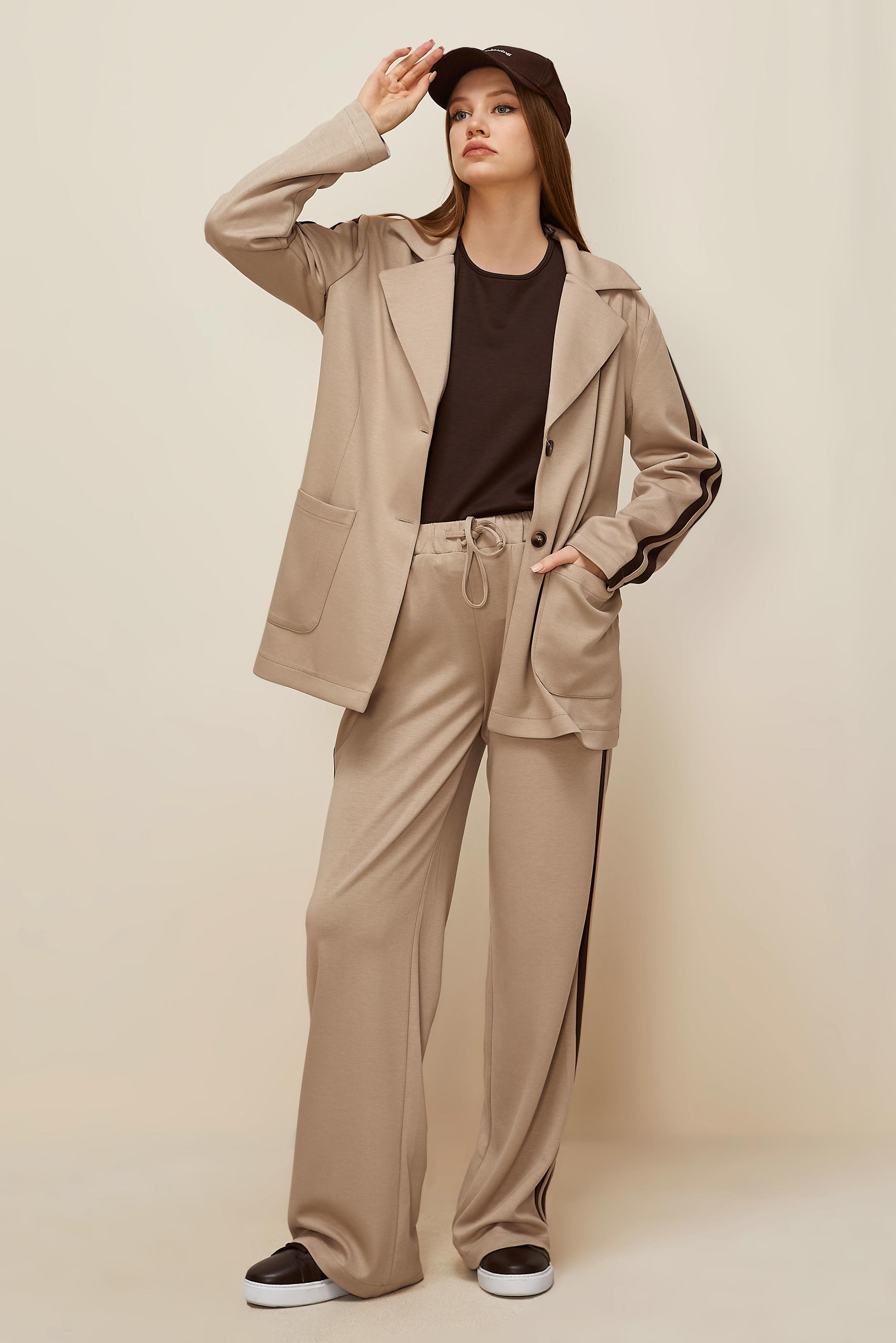 Hijab clothing BEIGE 45998 AZEL 3′LÜ PANT.EŞOF.TK. 38-46 TEK40