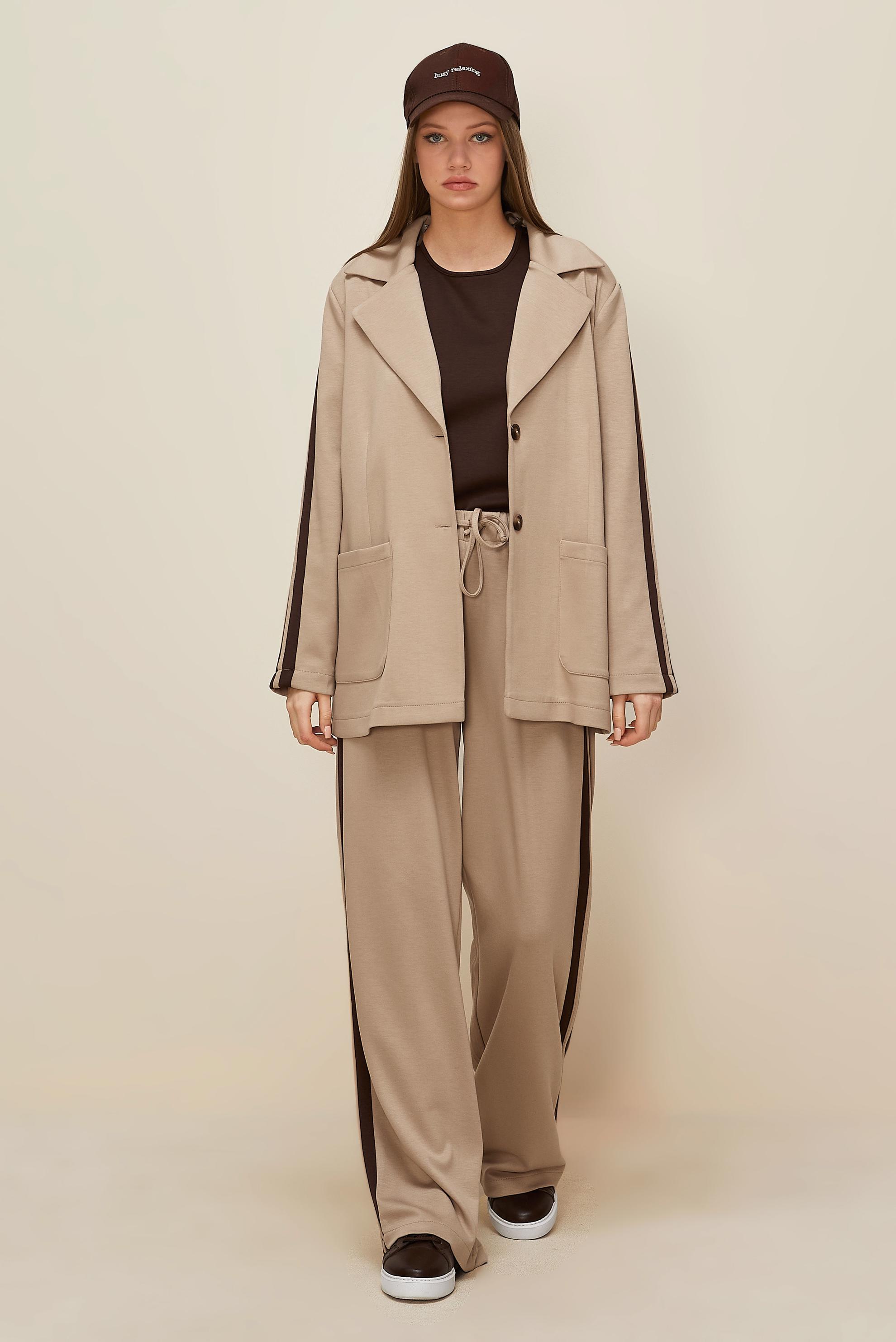 Hijab clothing BEIGE 45998 AZEL 3′LÜ PANT.EŞOF.TK. 38-46 TEK40