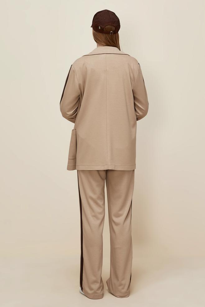 Tesettür giyim BEJ 45998 AZEL 3′LÜ PANT.EŞOF.TK. 38-46 TEK40 - ALVİNA