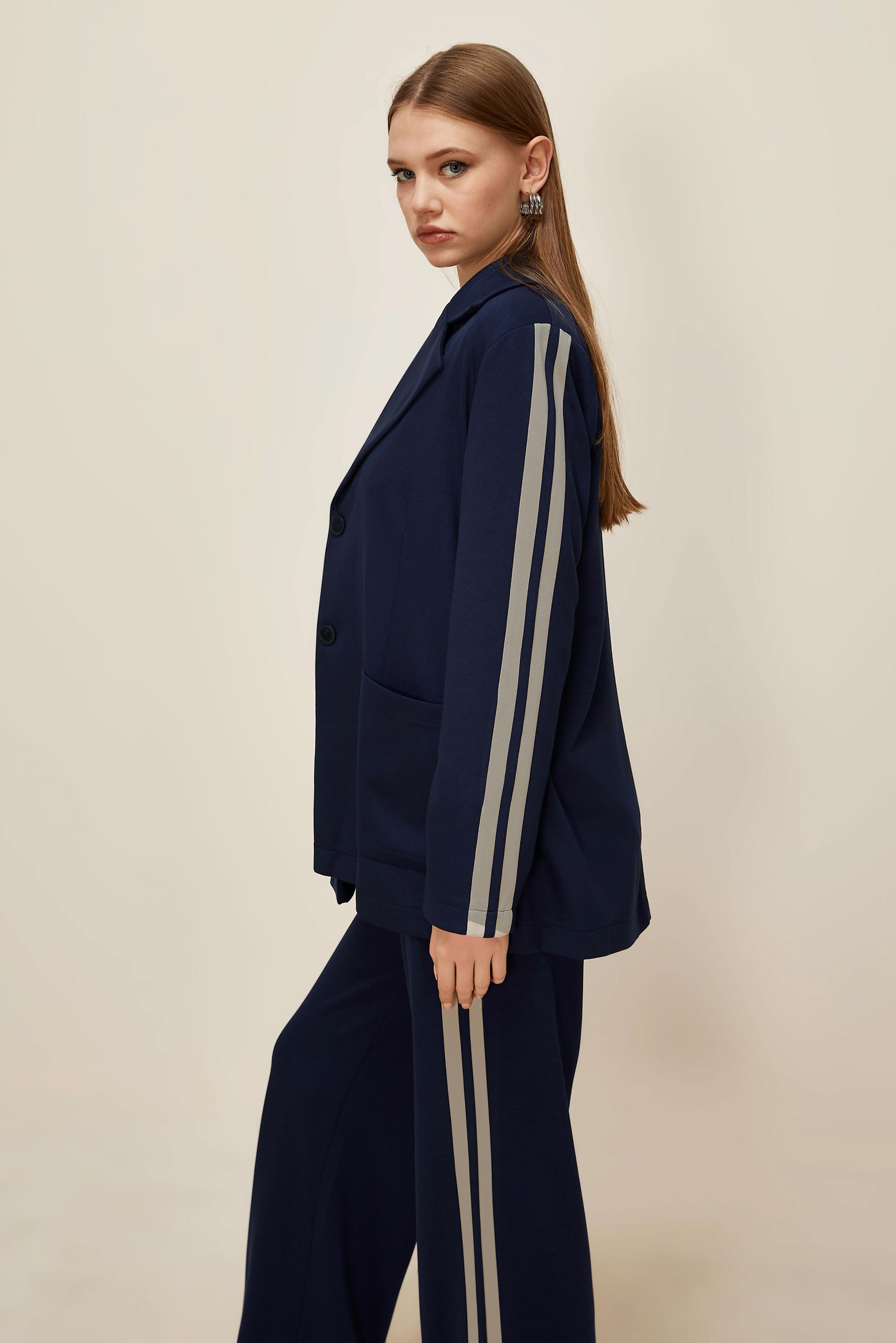 Hijab clothing NAVY BLUE 45998 AZEL 3′LÜ PANT.EŞOF.TK. 38-46 TEK40