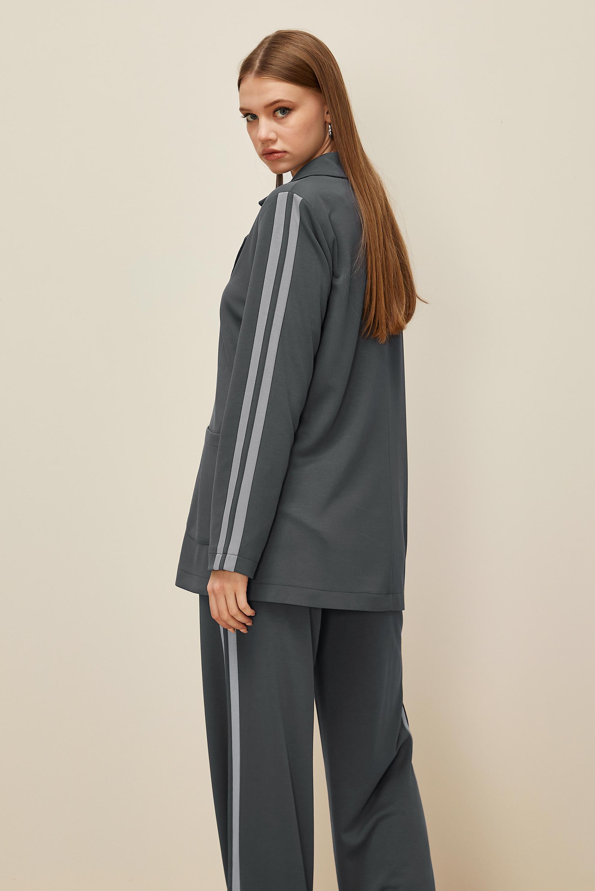 Hijab clothing GREY 45998 AZEL 3′LÜ PANT.EŞOF.TK. 38-46 TEK40