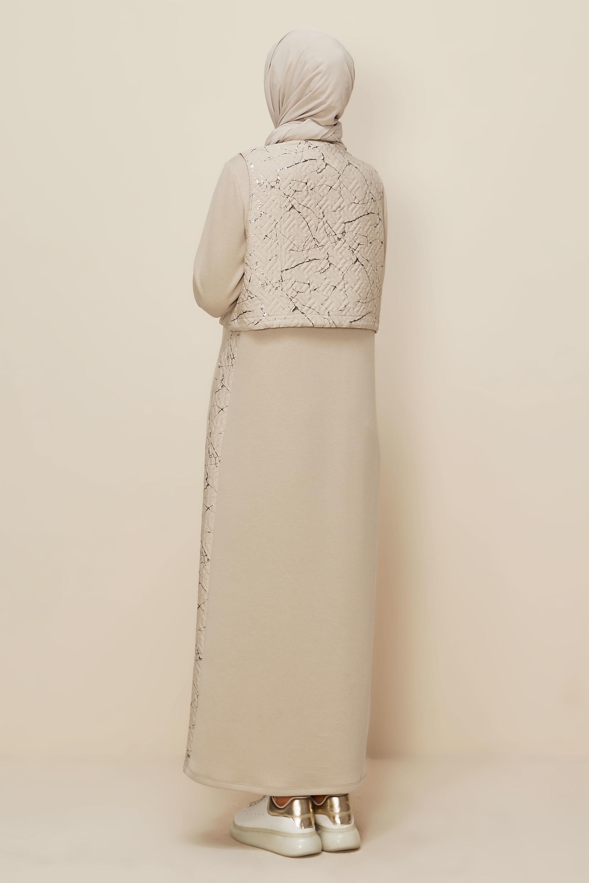 Tesettür giyim BEJ 46001 OYSHO EŞOFMAN CEKETLİ TK.38-44 TEK 40