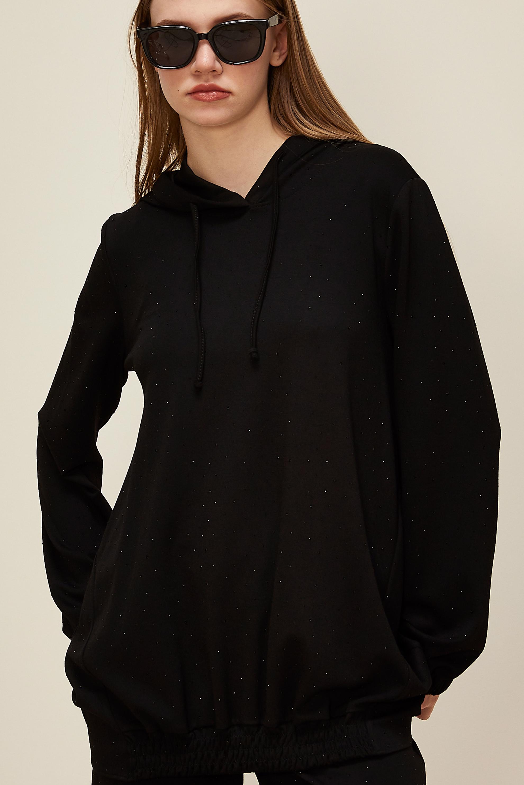 Hijab clothing BLACK TRACKSUIT WITH PANTS 46039